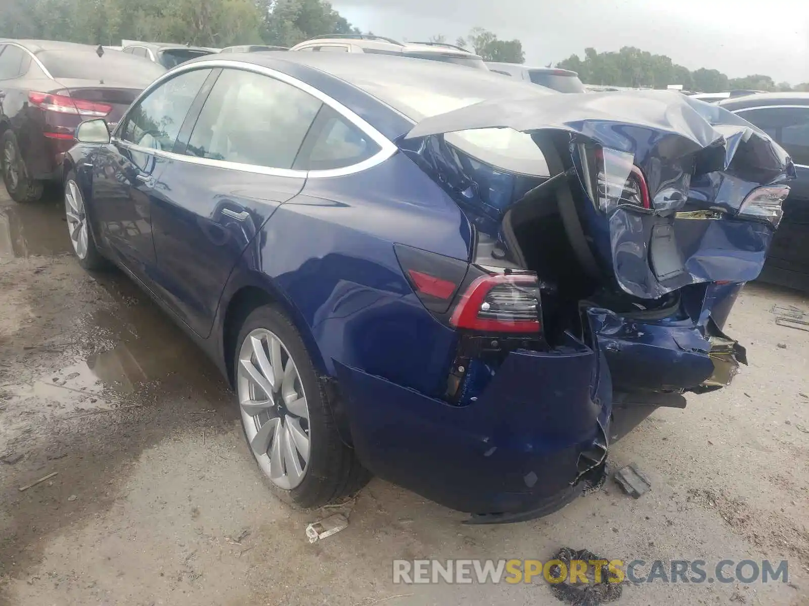 3 Photograph of a damaged car 5YJ3E1EA1LF783843 TESLA MODEL 3 2020