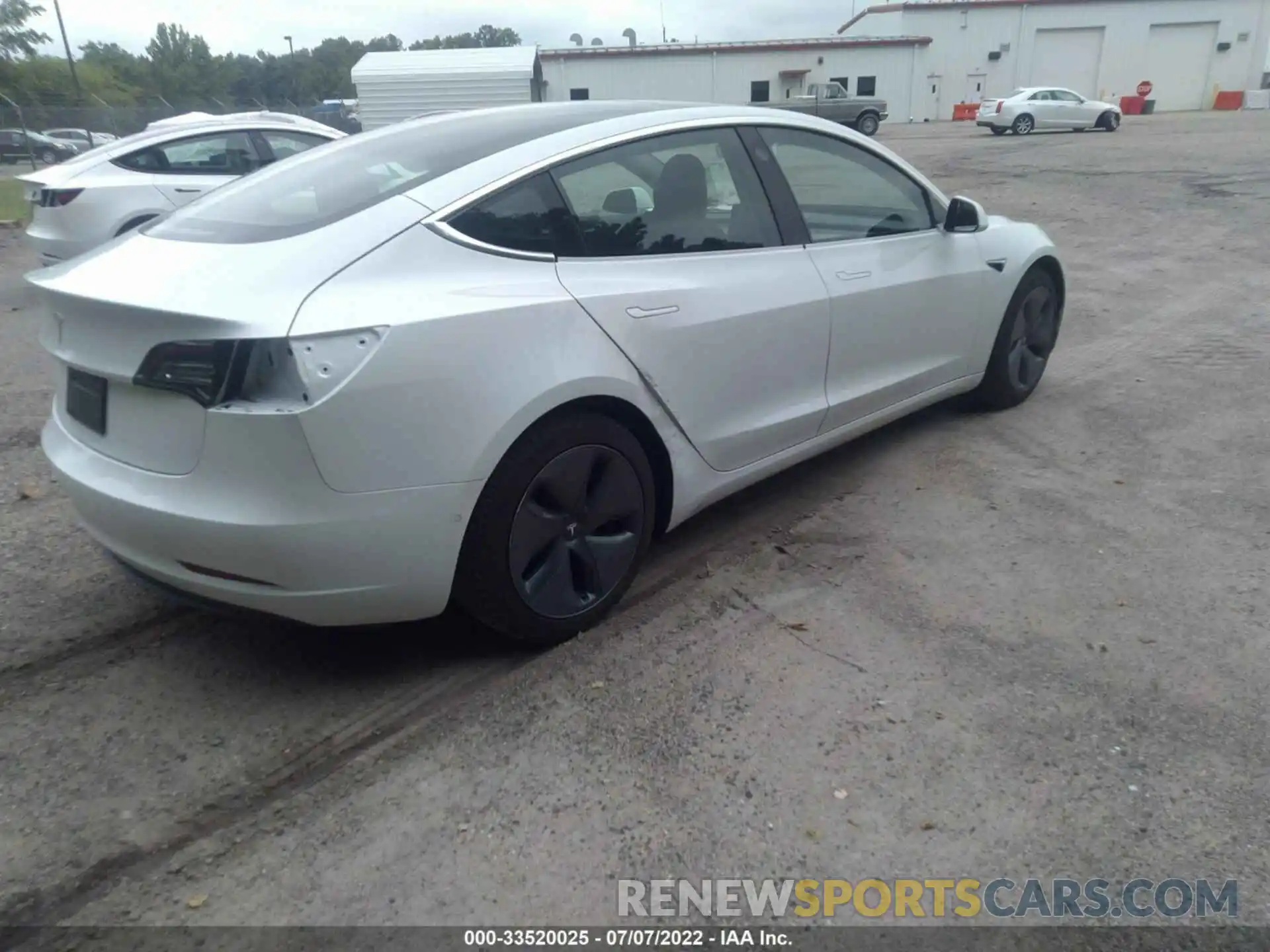 4 Фотография поврежденного автомобиля 5YJ3E1EA1LF785124 TESLA MODEL 3 2020