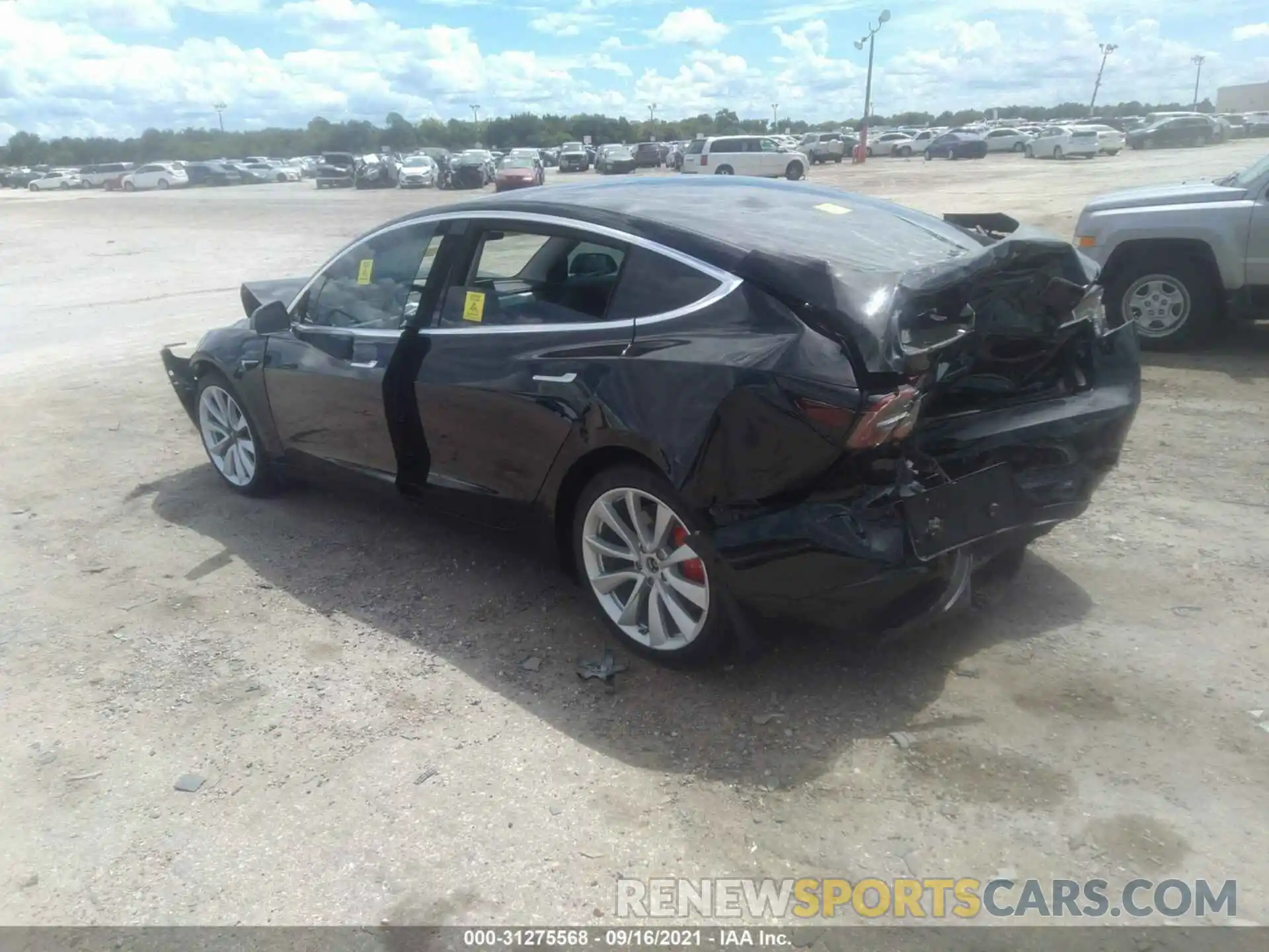 3 Photograph of a damaged car 5YJ3E1EA1LF785513 TESLA MODEL 3 2020