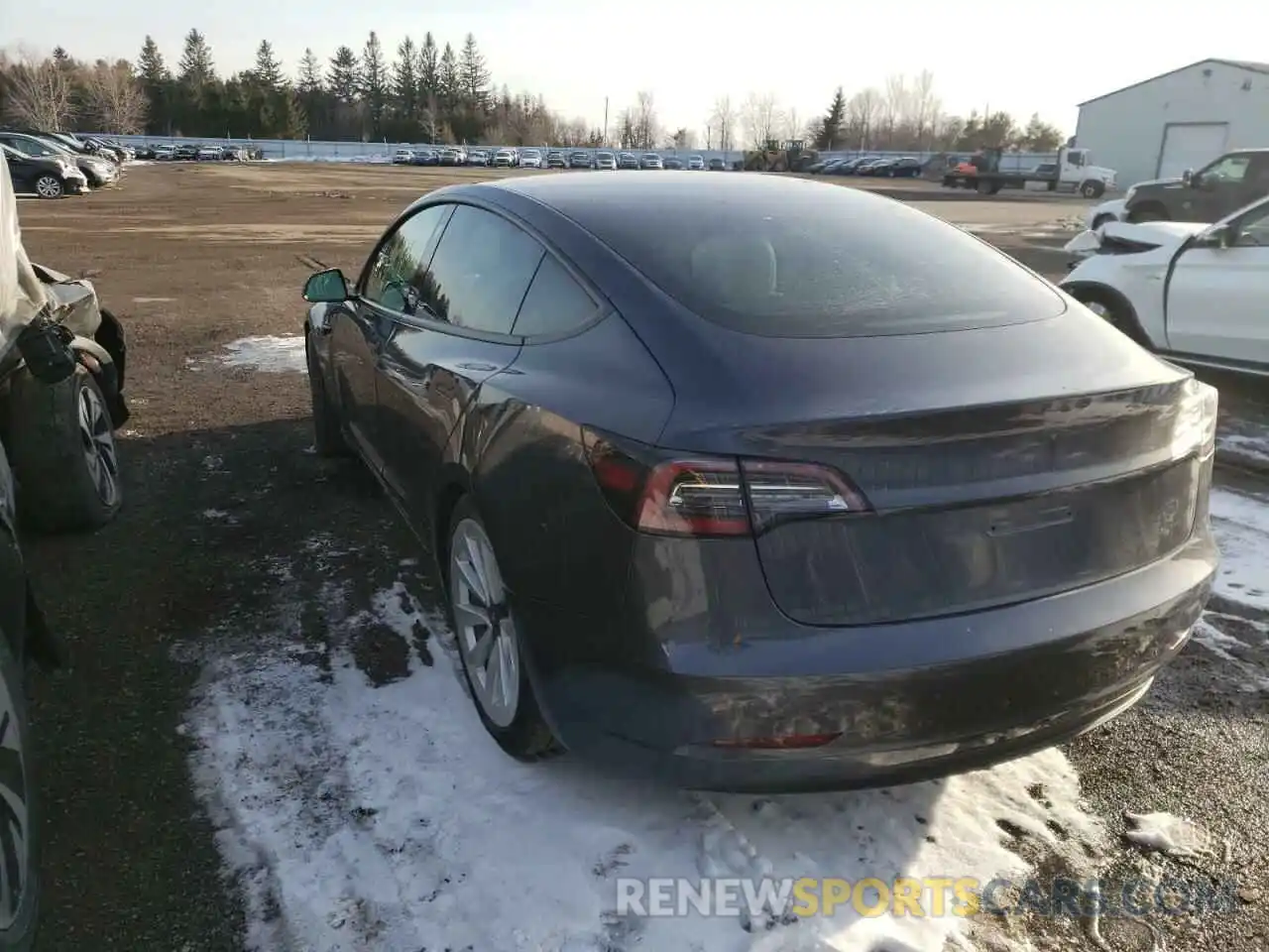 3 Photograph of a damaged car 5YJ3E1EA1LF786659 TESLA MODEL 3 2020