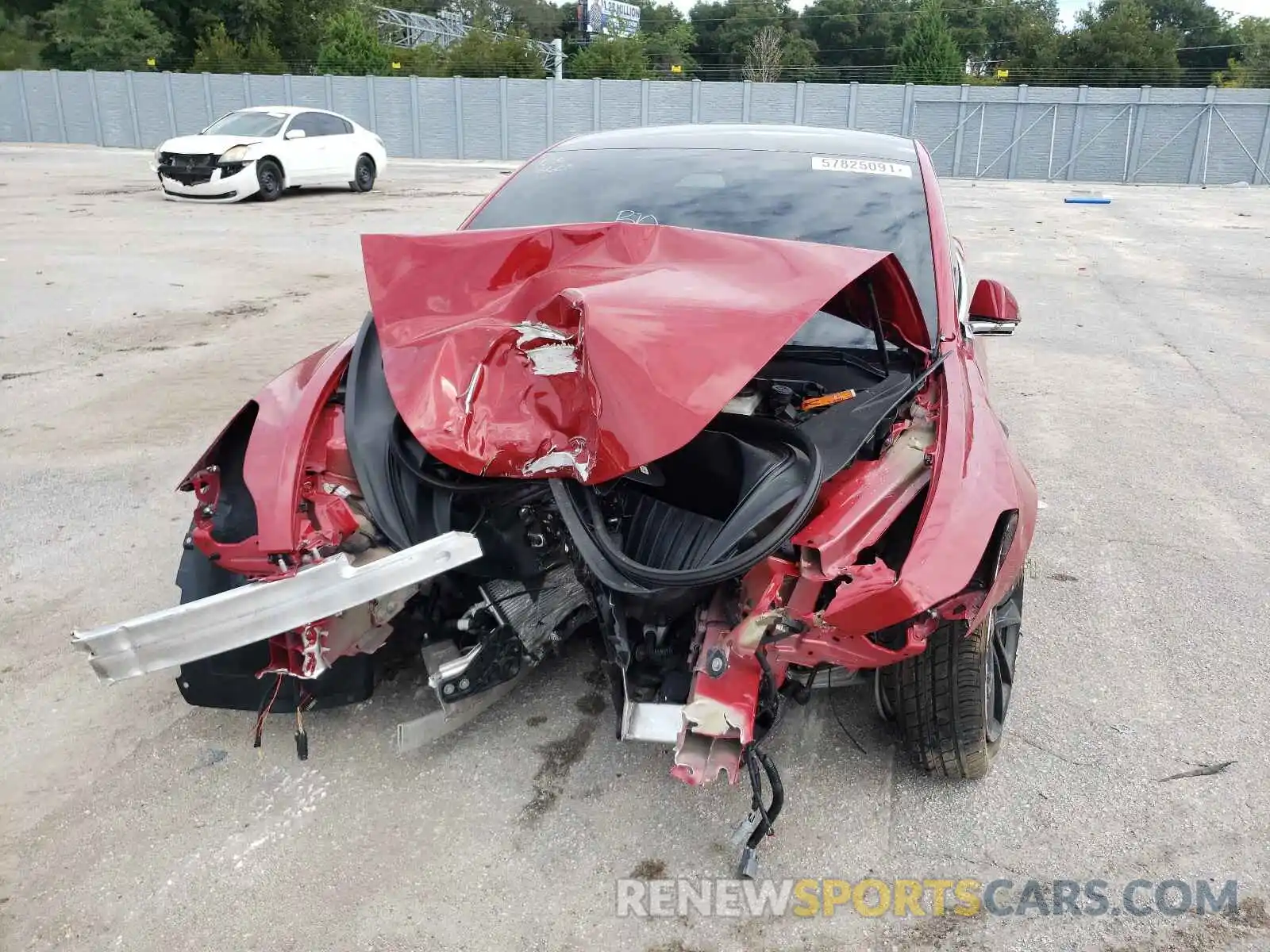 9 Photograph of a damaged car 5YJ3E1EA1LF792977 TESLA MODEL 3 2020