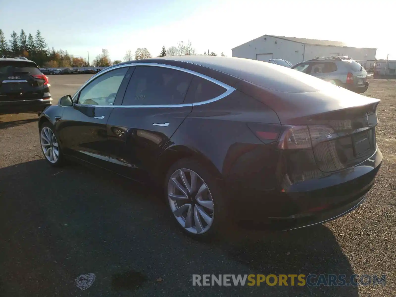 3 Photograph of a damaged car 5YJ3E1EA1LF794440 TESLA MODEL 3 2020