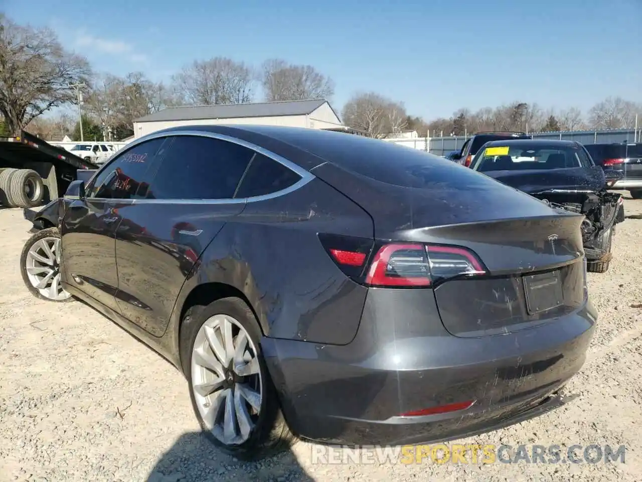 3 Photograph of a damaged car 5YJ3E1EA1LF797922 TESLA MODEL 3 2020