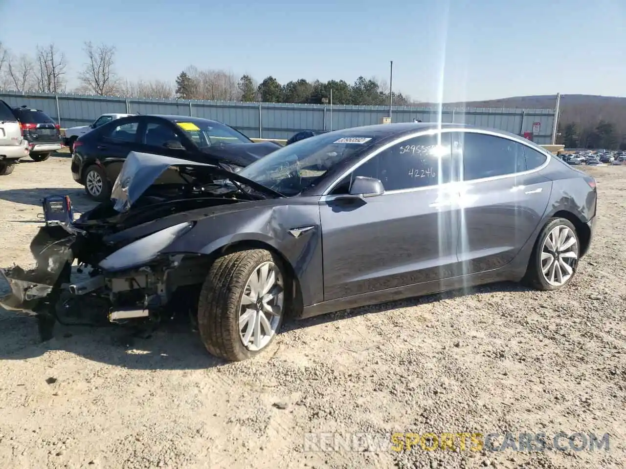 9 Photograph of a damaged car 5YJ3E1EA1LF797922 TESLA MODEL 3 2020