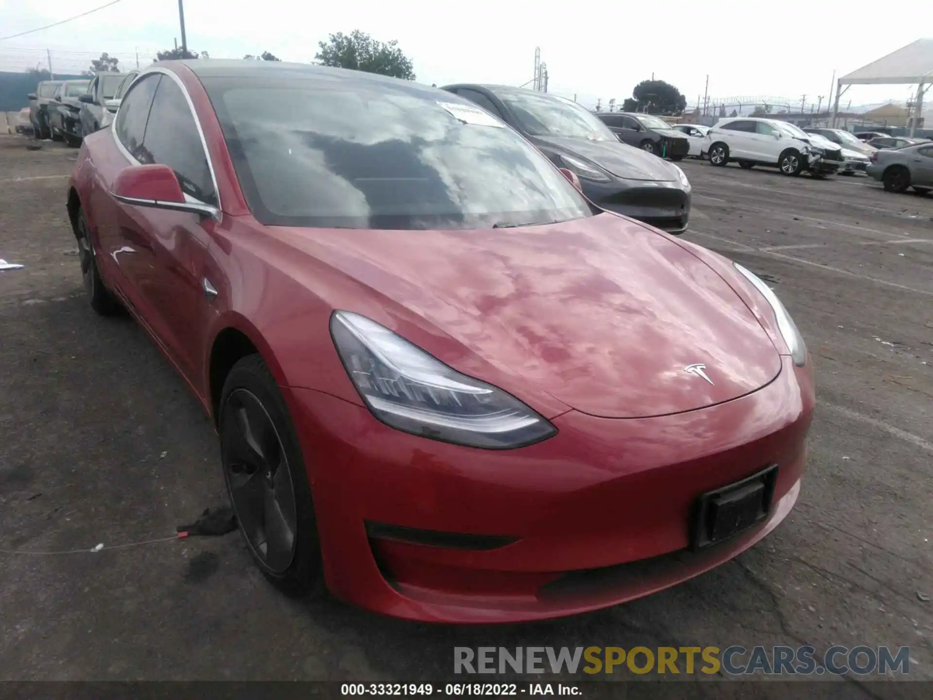 1 Фотография поврежденного автомобиля 5YJ3E1EA1LF799248 TESLA MODEL 3 2020