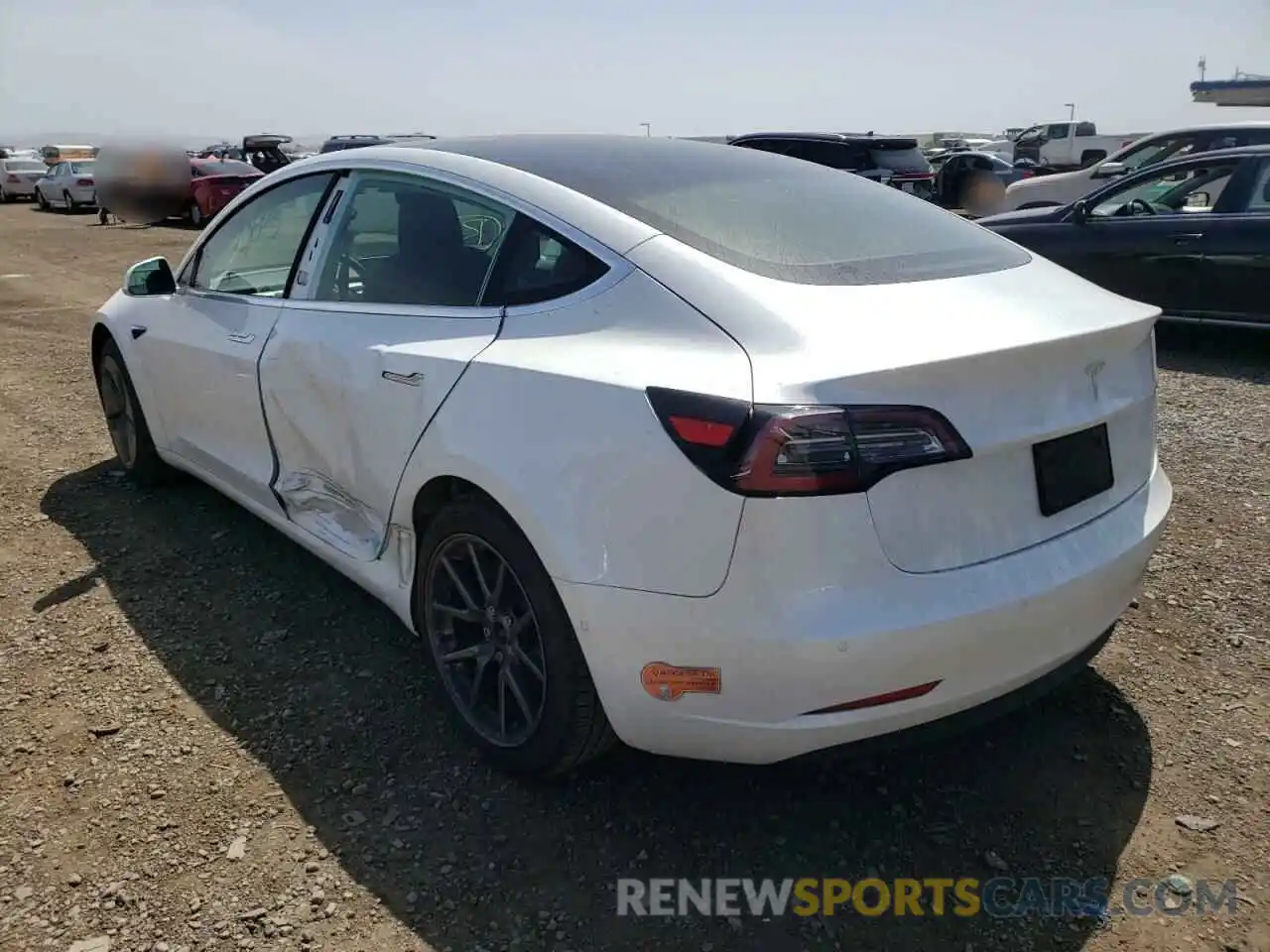 3 Photograph of a damaged car 5YJ3E1EA1LF799699 TESLA MODEL 3 2020