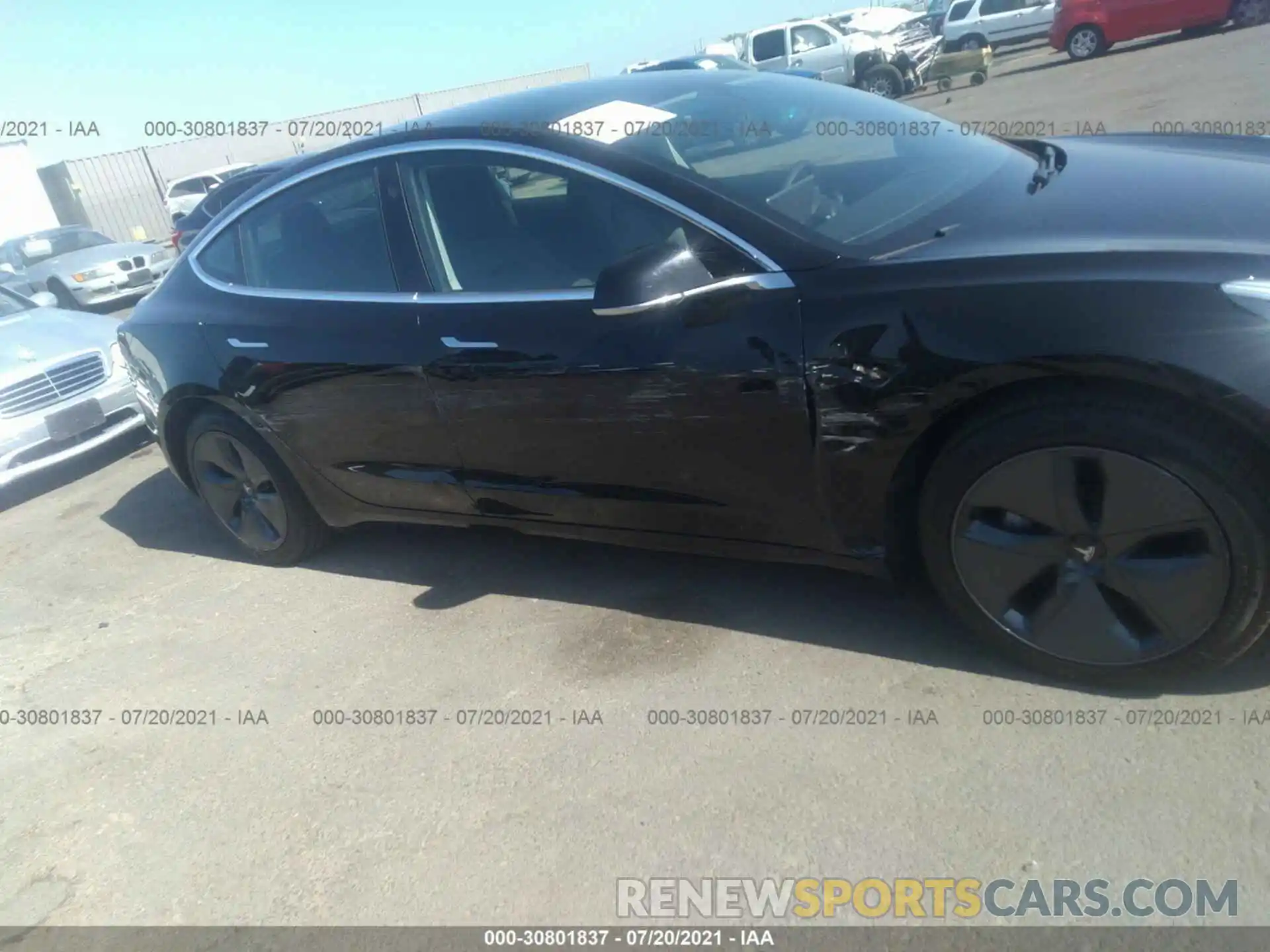 6 Photograph of a damaged car 5YJ3E1EA1LF803329 TESLA MODEL 3 2020