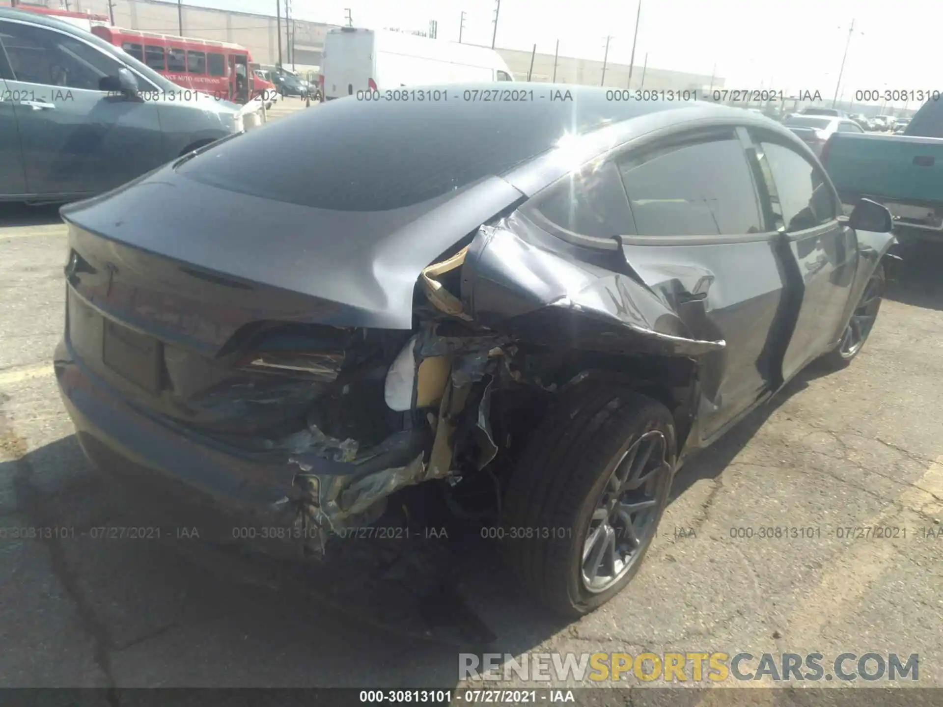 4 Photograph of a damaged car 5YJ3E1EA1LF804836 TESLA MODEL 3 2020