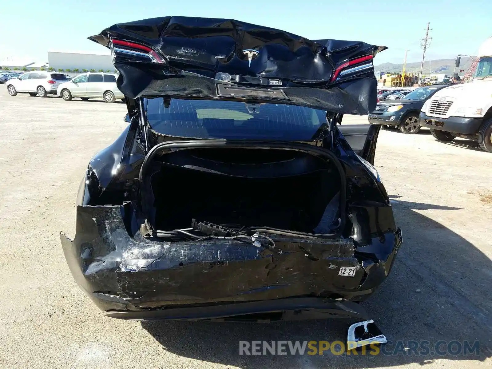 9 Photograph of a damaged car 5YJ3E1EA2LF427658 TESLA MODEL 3 2020