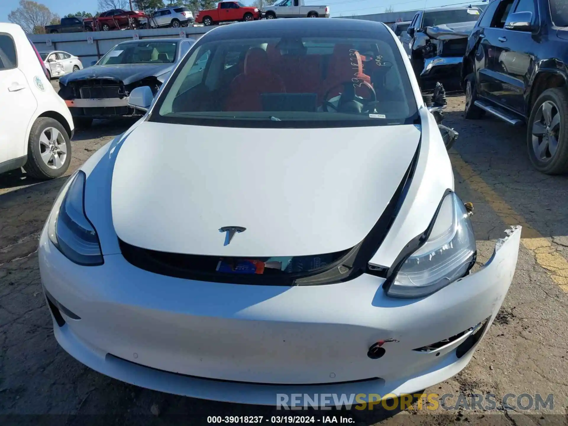 12 Photograph of a damaged car 5YJ3E1EA2LF504268 TESLA MODEL 3 2020