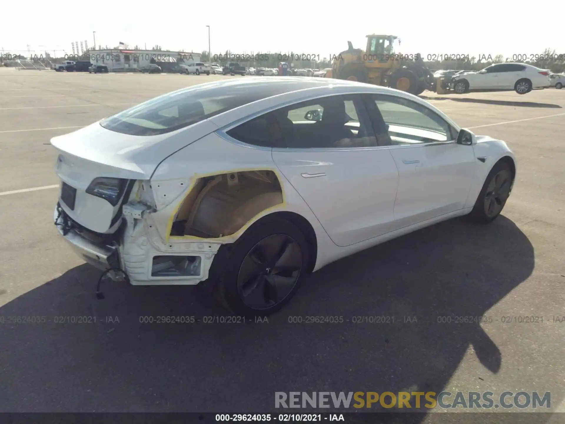 4 Photograph of a damaged car 5YJ3E1EA2LF504531 TESLA MODEL 3 2020