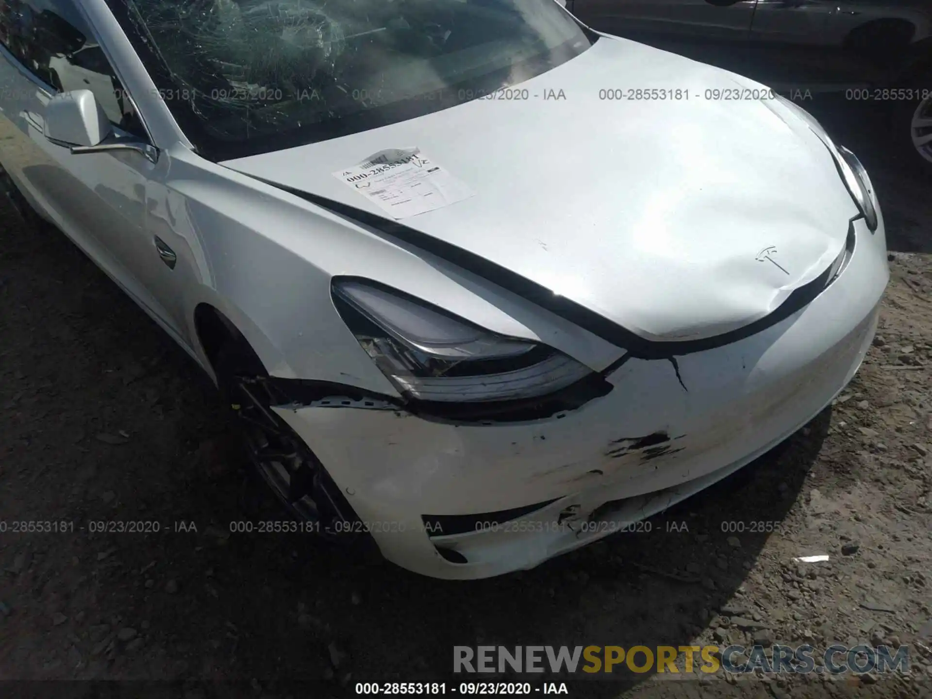 6 Photograph of a damaged car 5YJ3E1EA2LF590441 TESLA MODEL 3 2020