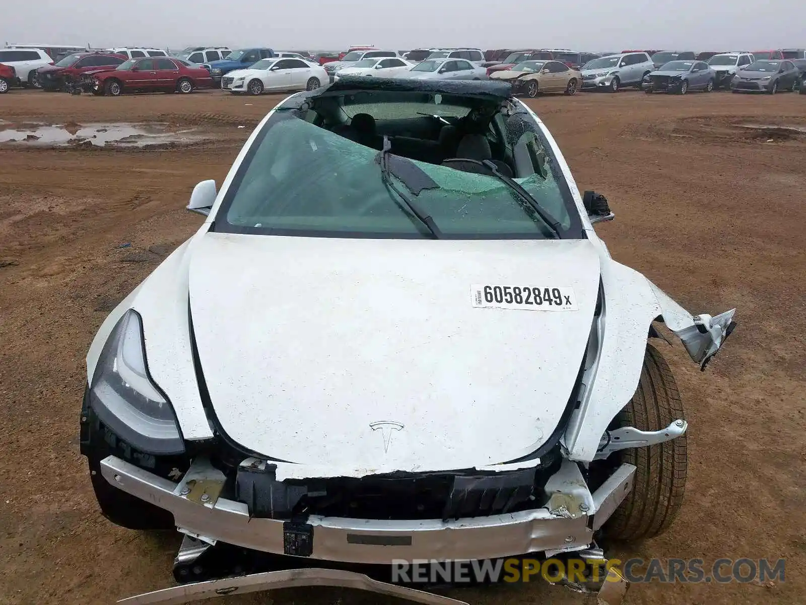 9 Photograph of a damaged car 5YJ3E1EA2LF612146 TESLA MODEL 3 2020