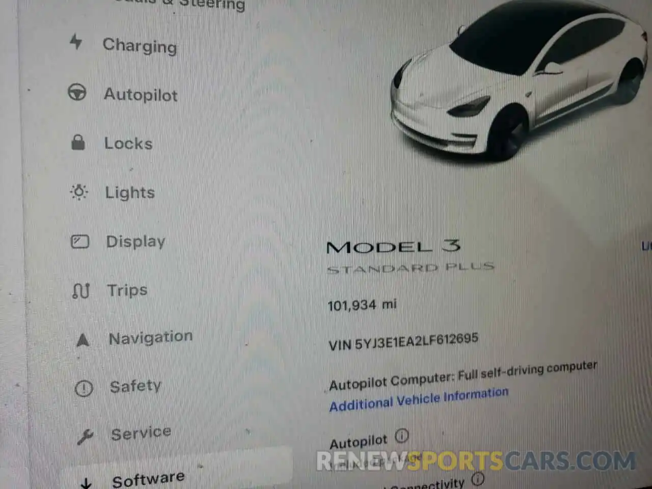 9 Фотография поврежденного автомобиля 5YJ3E1EA2LF612695 TESLA MODEL 3 2020