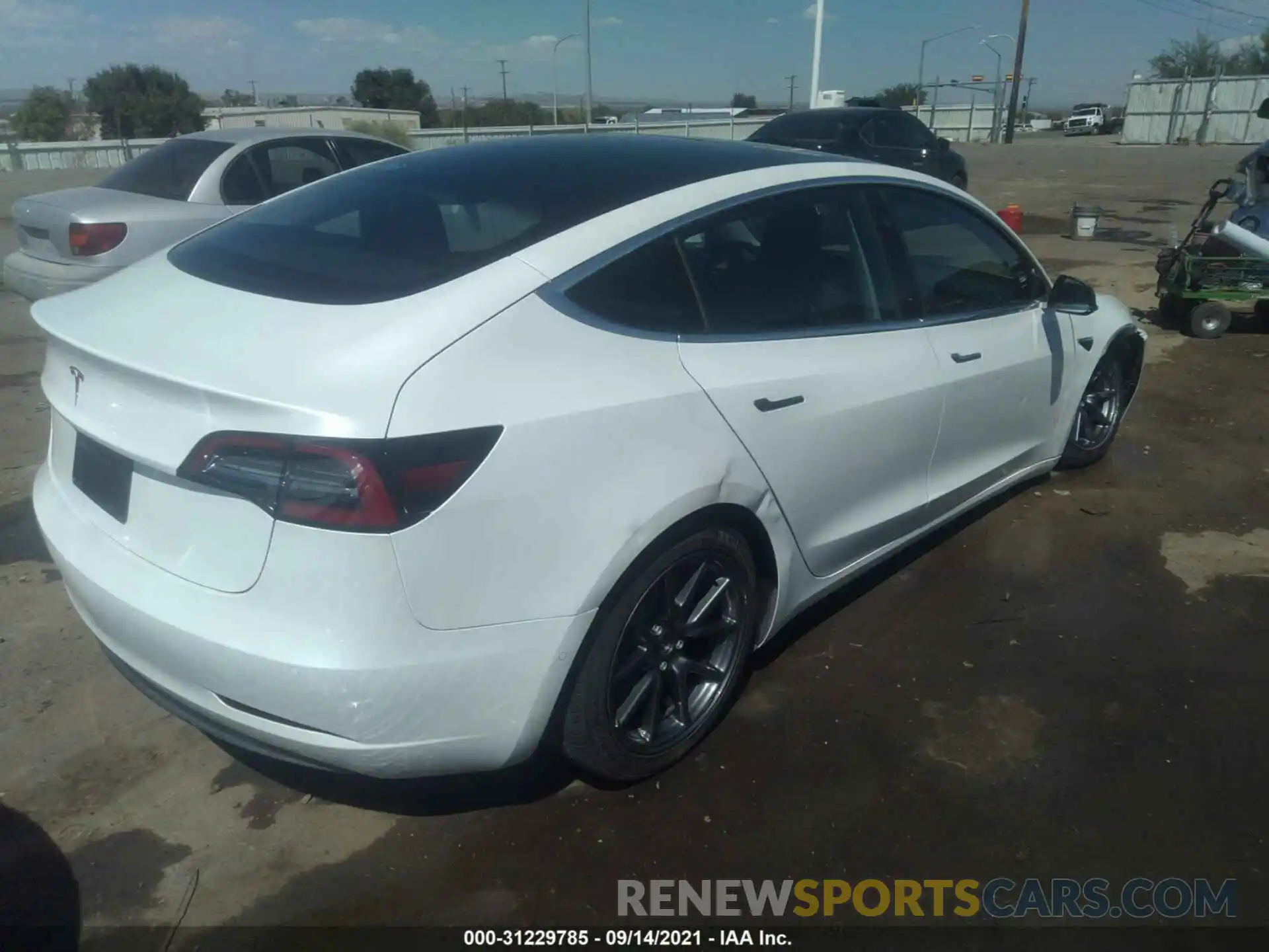 4 Photograph of a damaged car 5YJ3E1EA2LF613541 TESLA MODEL 3 2020