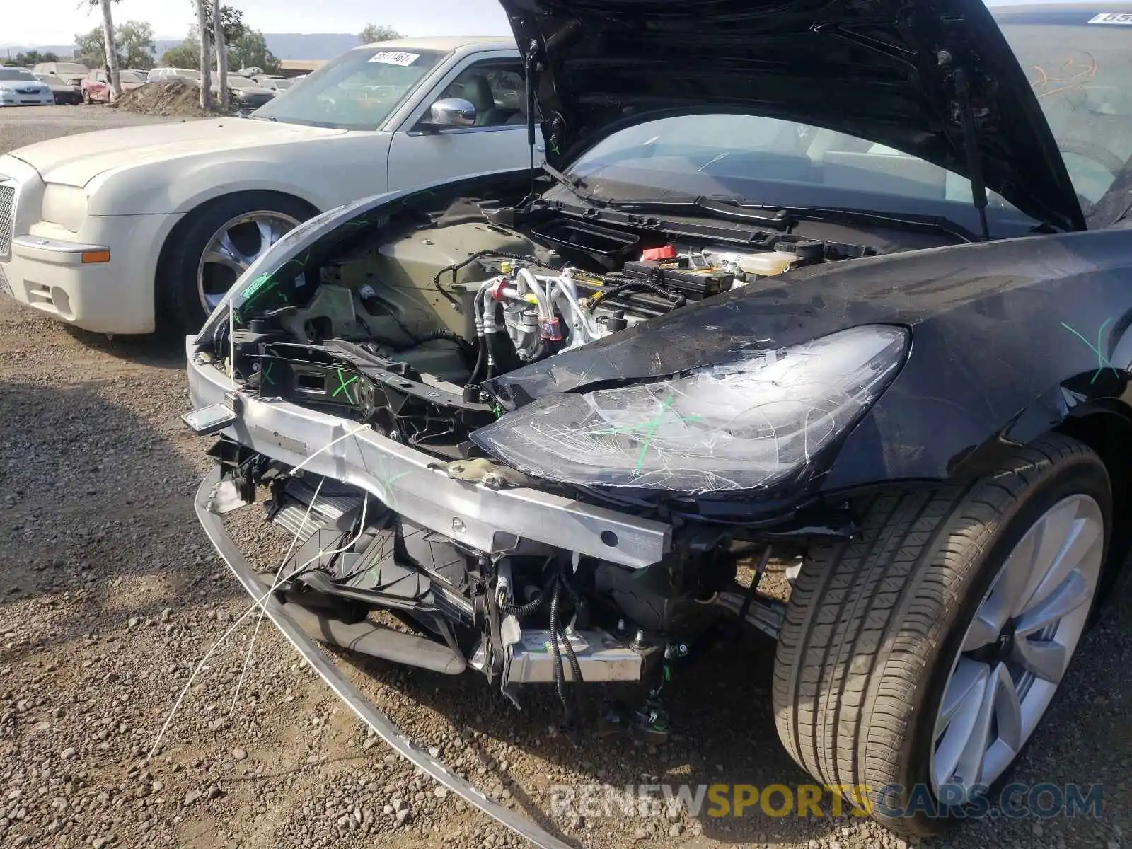 9 Photograph of a damaged car 5YJ3E1EA2LF615743 TESLA MODEL 3 2020