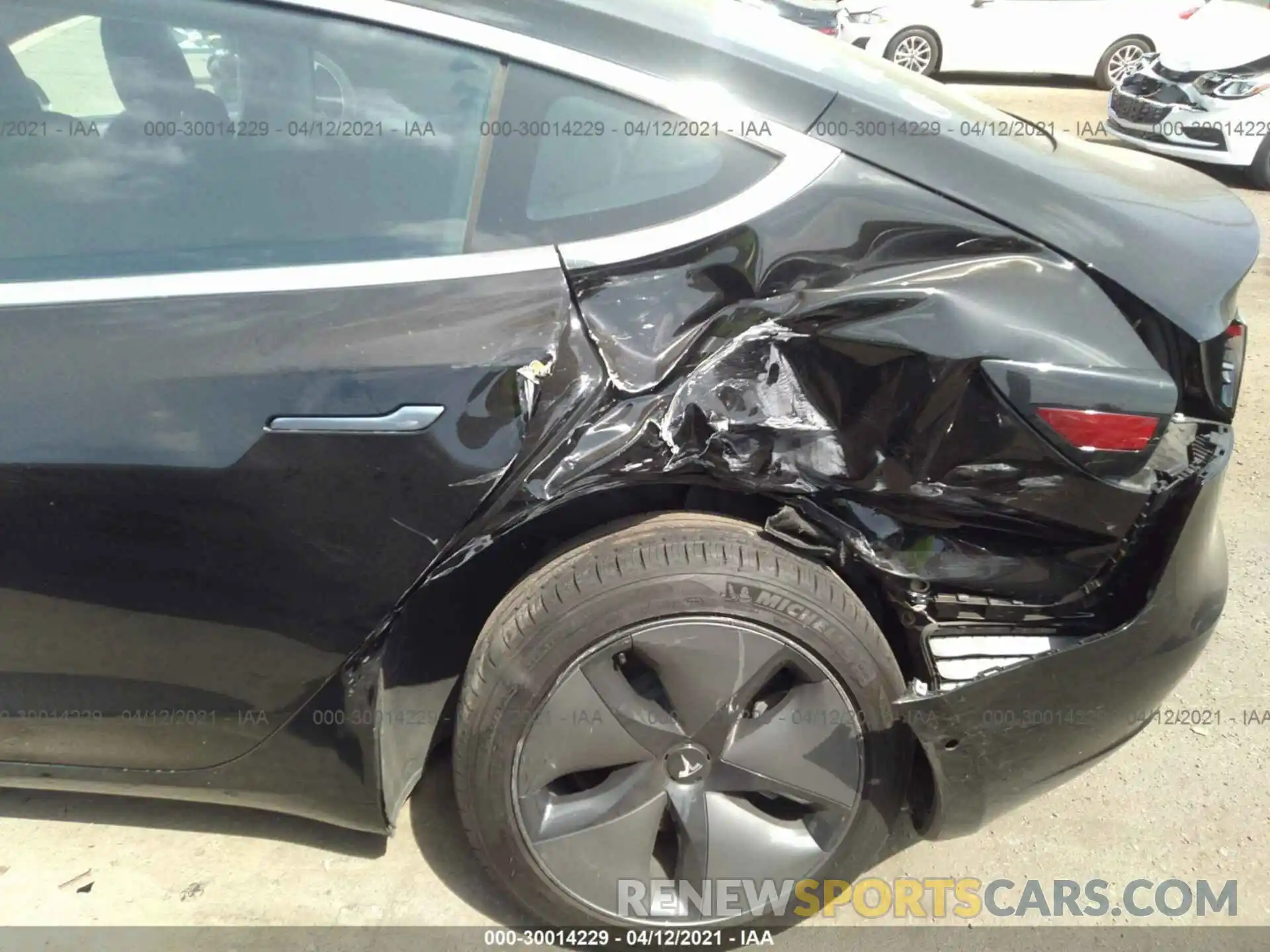 6 Photograph of a damaged car 5YJ3E1EA2LF630095 TESLA MODEL 3 2020