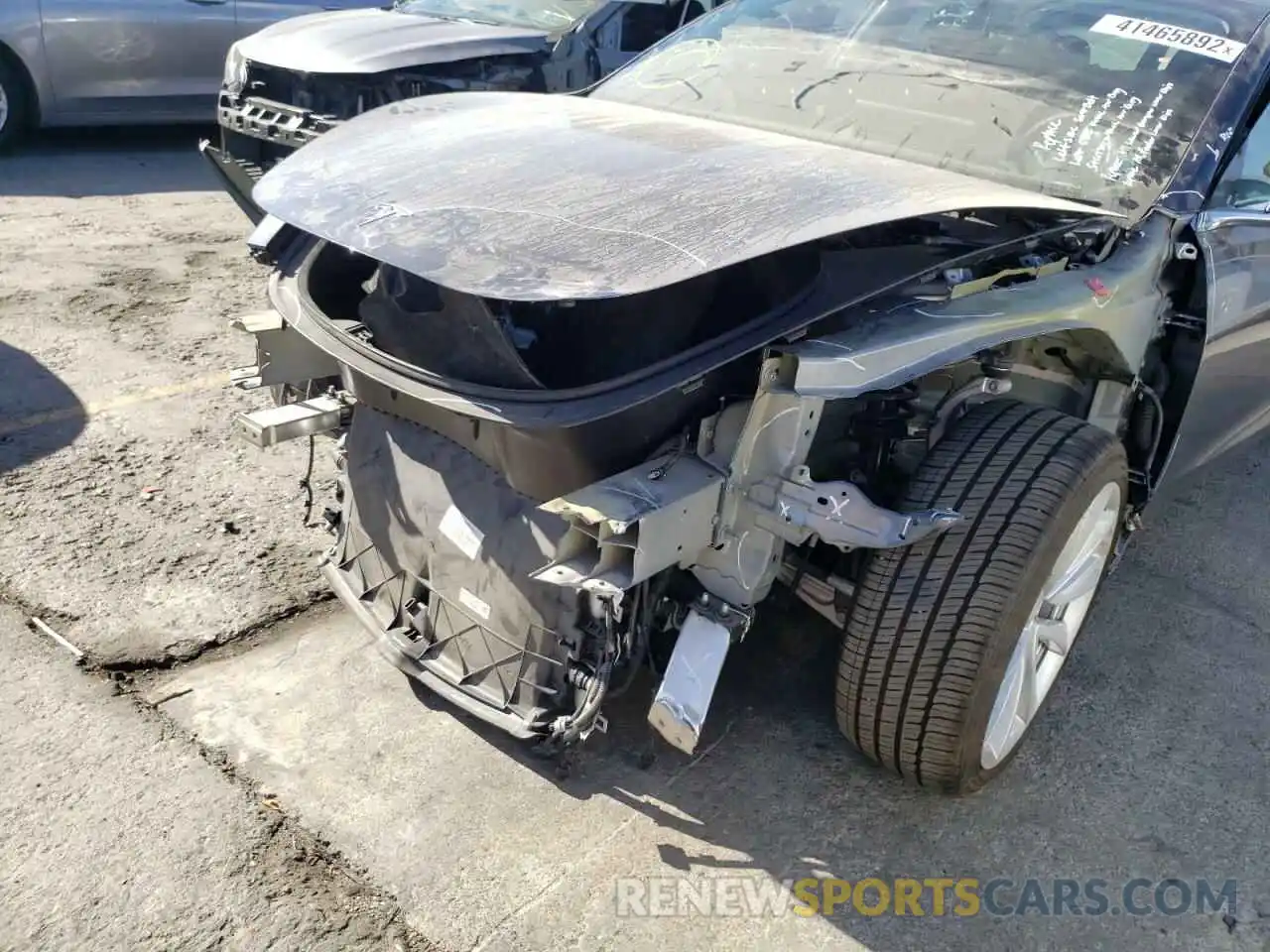 9 Photograph of a damaged car 5YJ3E1EA2LF630632 TESLA MODEL 3 2020