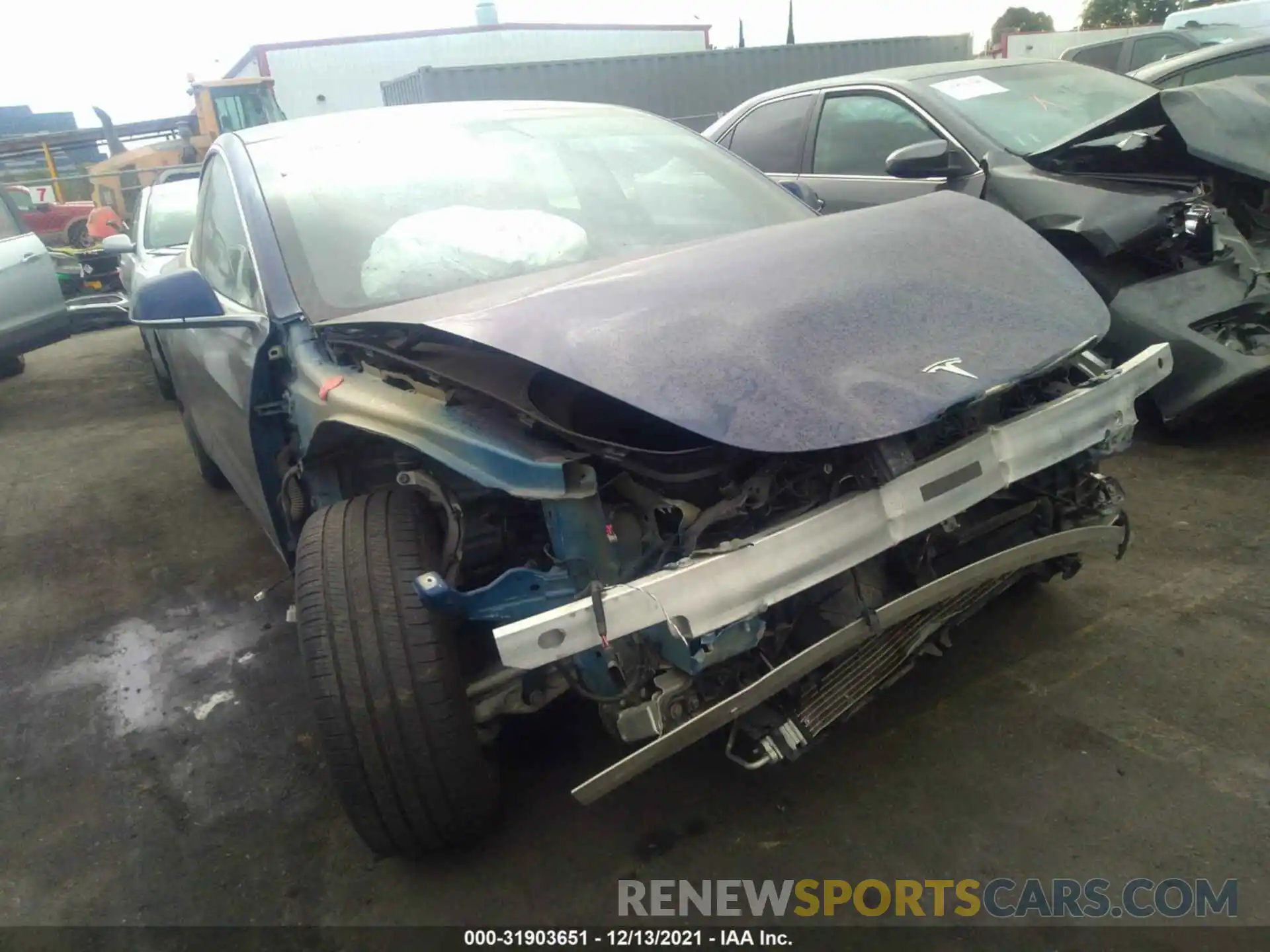 6 Photograph of a damaged car 5YJ3E1EA2LF631036 TESLA MODEL 3 2020