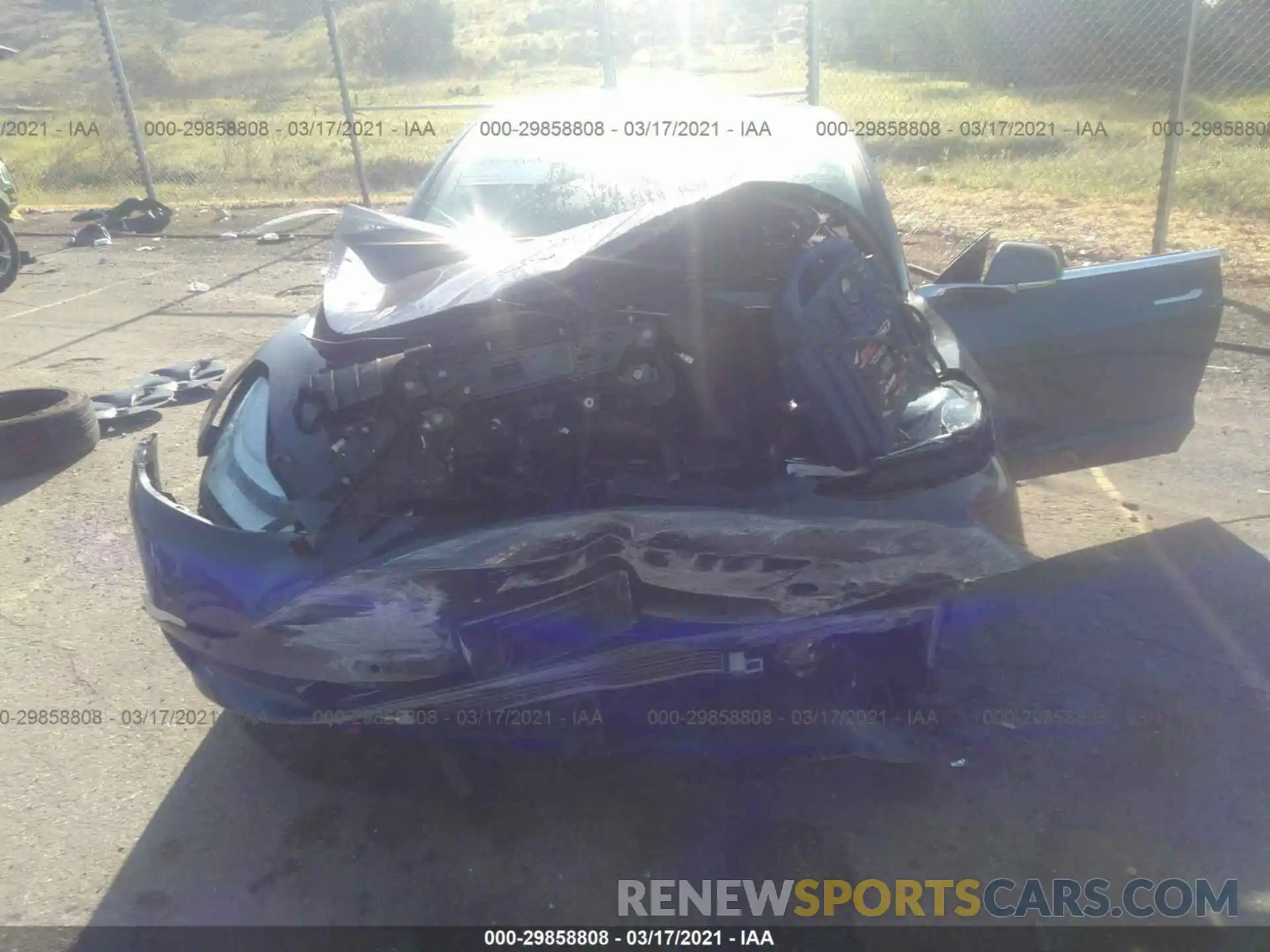 6 Photograph of a damaged car 5YJ3E1EA2LF644076 TESLA MODEL 3 2020