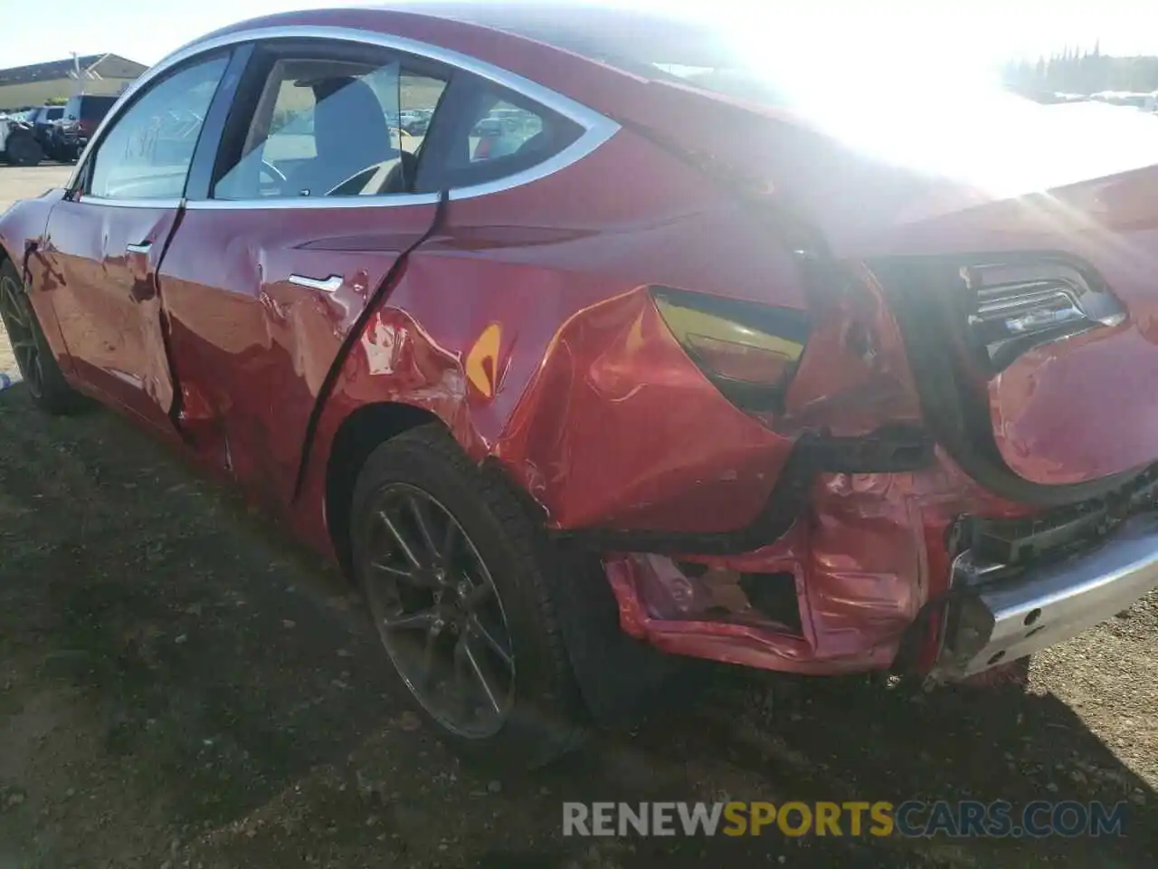 9 Photograph of a damaged car 5YJ3E1EA2LF644420 TESLA MODEL 3 2020