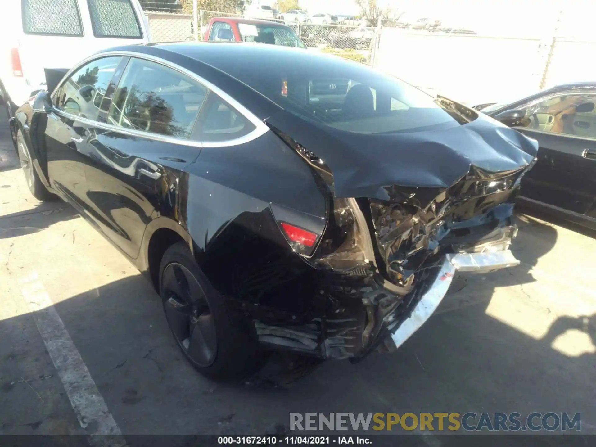 3 Photograph of a damaged car 5YJ3E1EA2LF657491 TESLA MODEL 3 2020