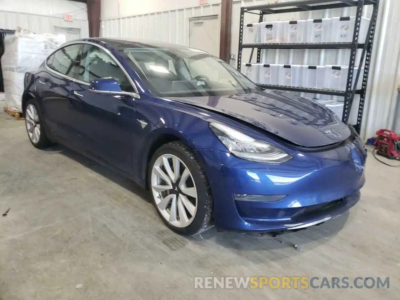 1 Photograph of a damaged car 5YJ3E1EA2LF661430 TESLA MODEL 3 2020