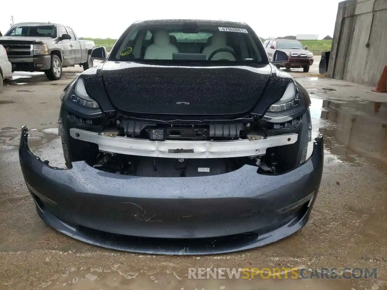 9 Photograph of a damaged car 5YJ3E1EA2LF662609 TESLA MODEL 3 2020