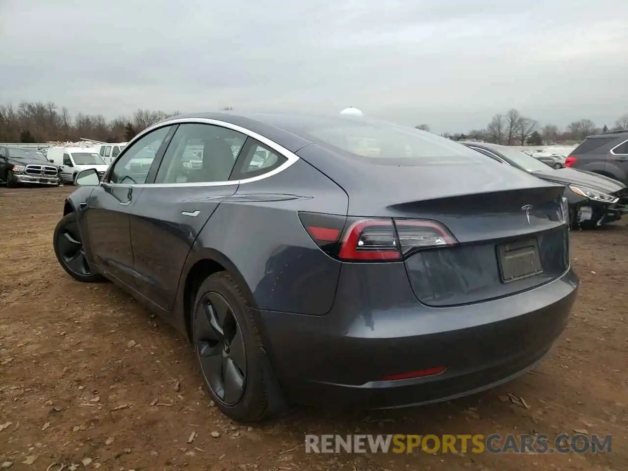 3 Photograph of a damaged car 5YJ3E1EA2LF705216 TESLA MODEL 3 2020