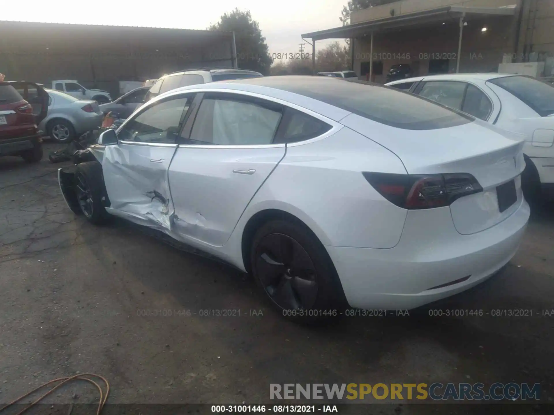 3 Photograph of a damaged car 5YJ3E1EA2LF706494 TESLA MODEL 3 2020