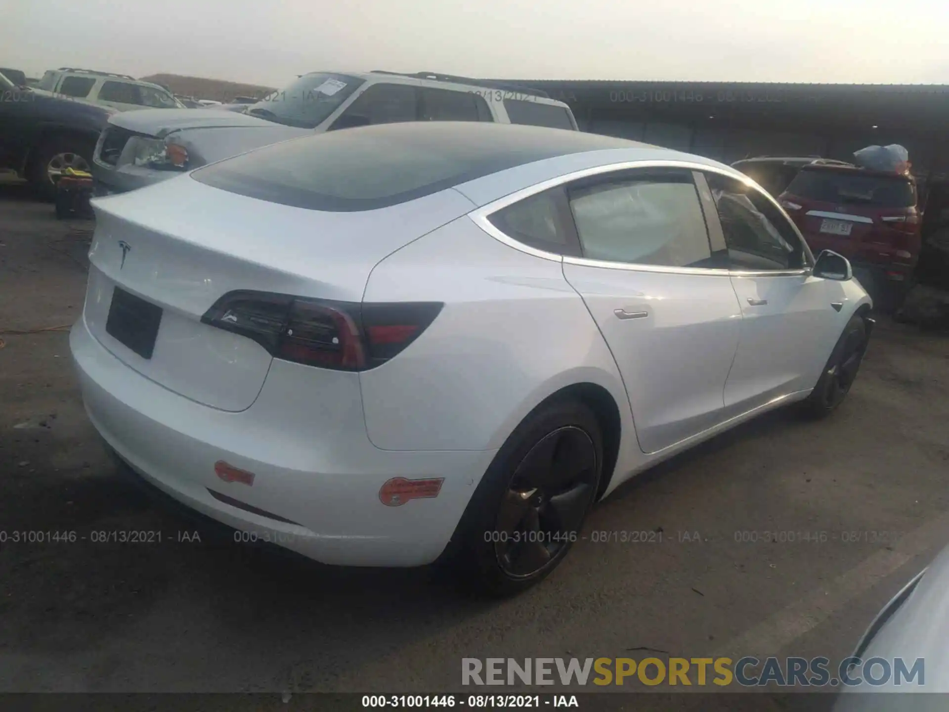 4 Photograph of a damaged car 5YJ3E1EA2LF706494 TESLA MODEL 3 2020