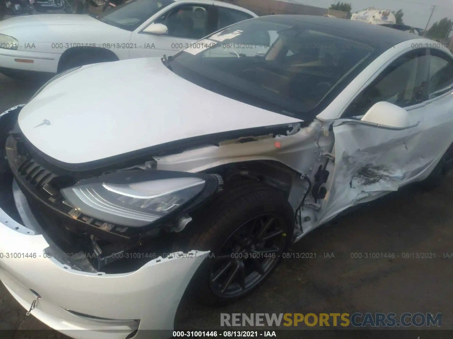 6 Photograph of a damaged car 5YJ3E1EA2LF706494 TESLA MODEL 3 2020