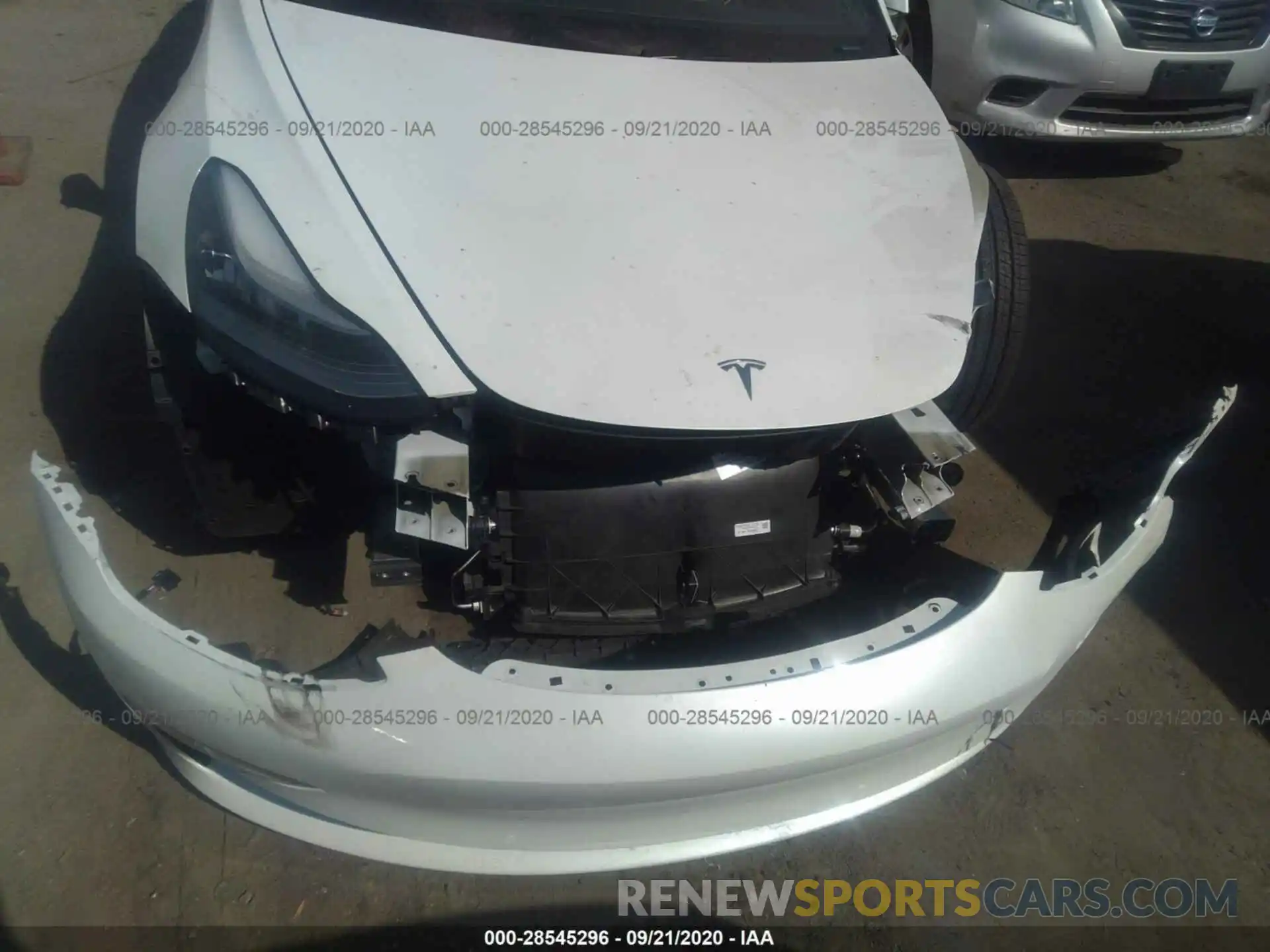 12 Photograph of a damaged car 5YJ3E1EA2LF737051 TESLA MODEL 3 2020