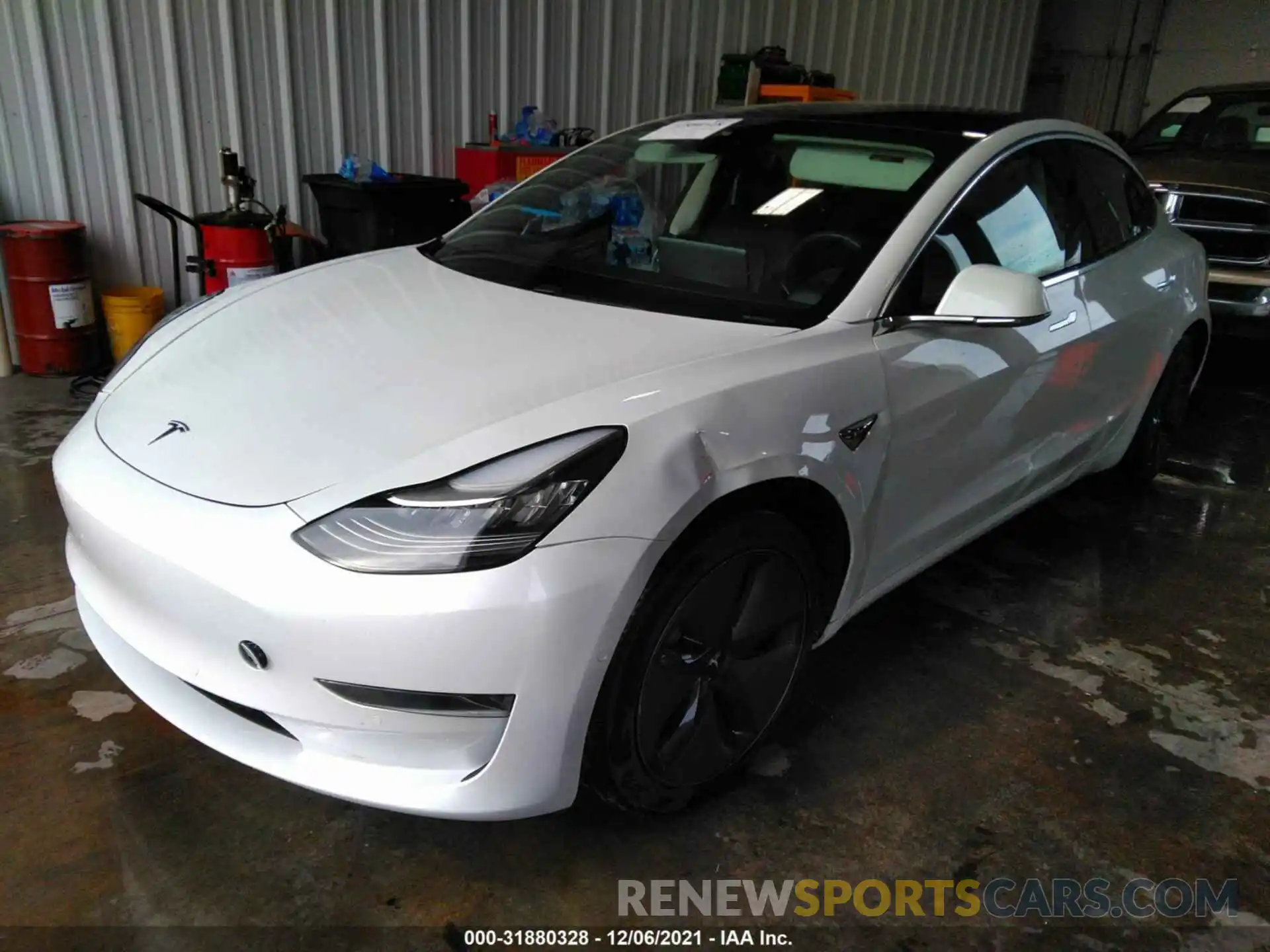 2 Photograph of a damaged car 5YJ3E1EA2LF737518 TESLA MODEL 3 2020