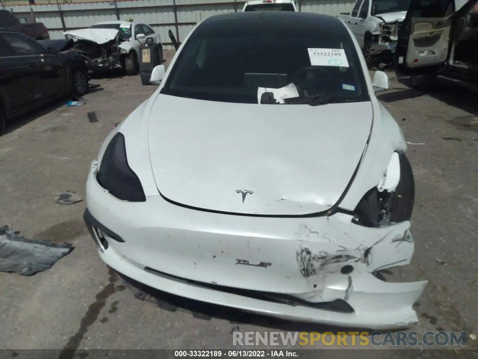 10 Photograph of a damaged car 5YJ3E1EA2LF737793 TESLA MODEL 3 2020