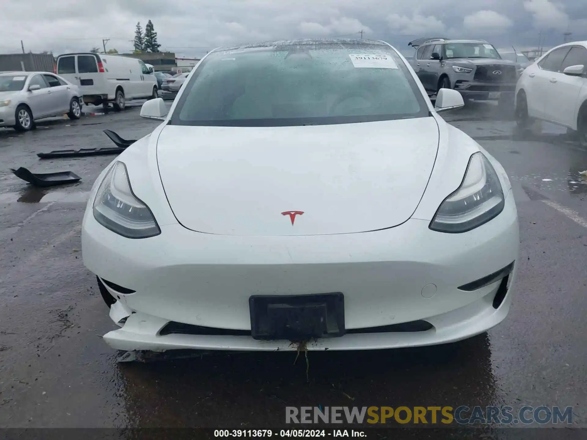 12 Photograph of a damaged car 5YJ3E1EA2LF784418 TESLA MODEL 3 2020