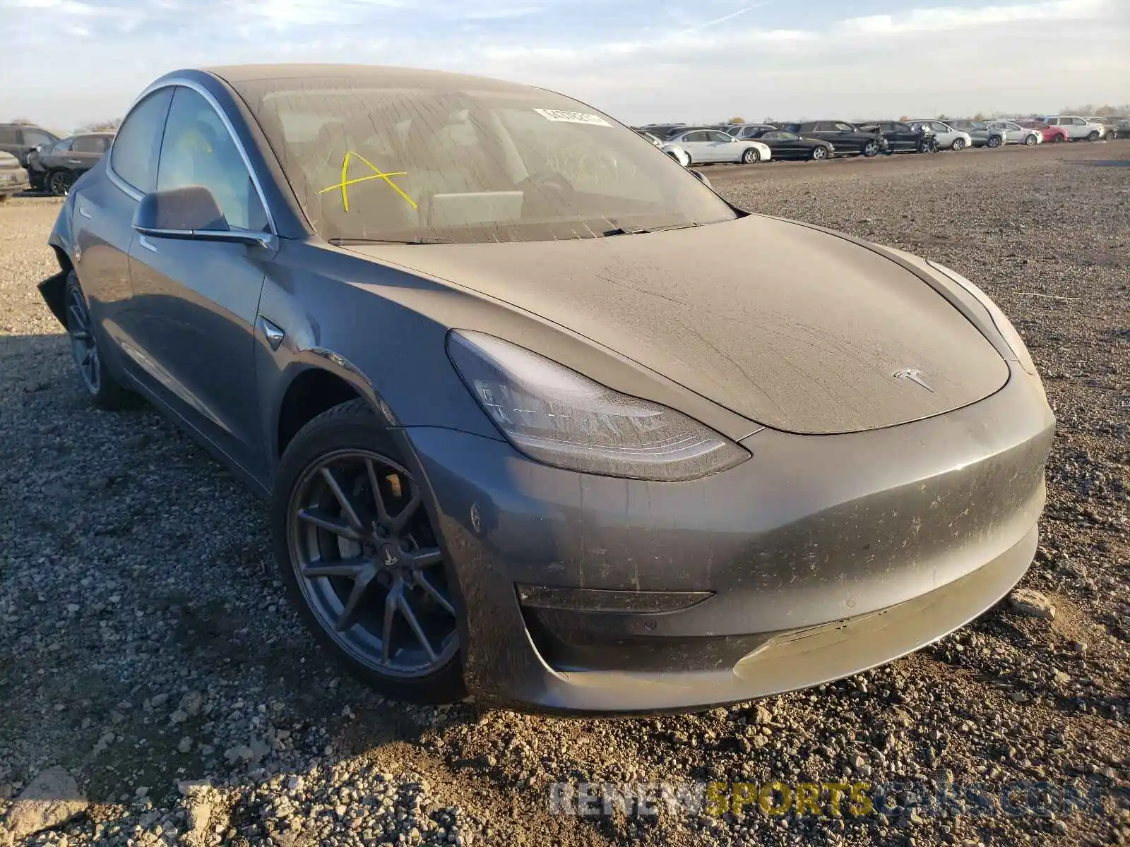 1 Photograph of a damaged car 5YJ3E1EA2LF784838 TESLA MODEL 3 2020