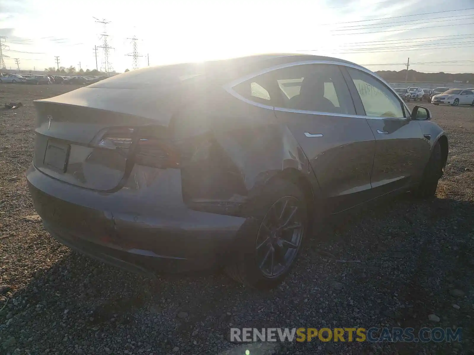 4 Photograph of a damaged car 5YJ3E1EA2LF784838 TESLA MODEL 3 2020