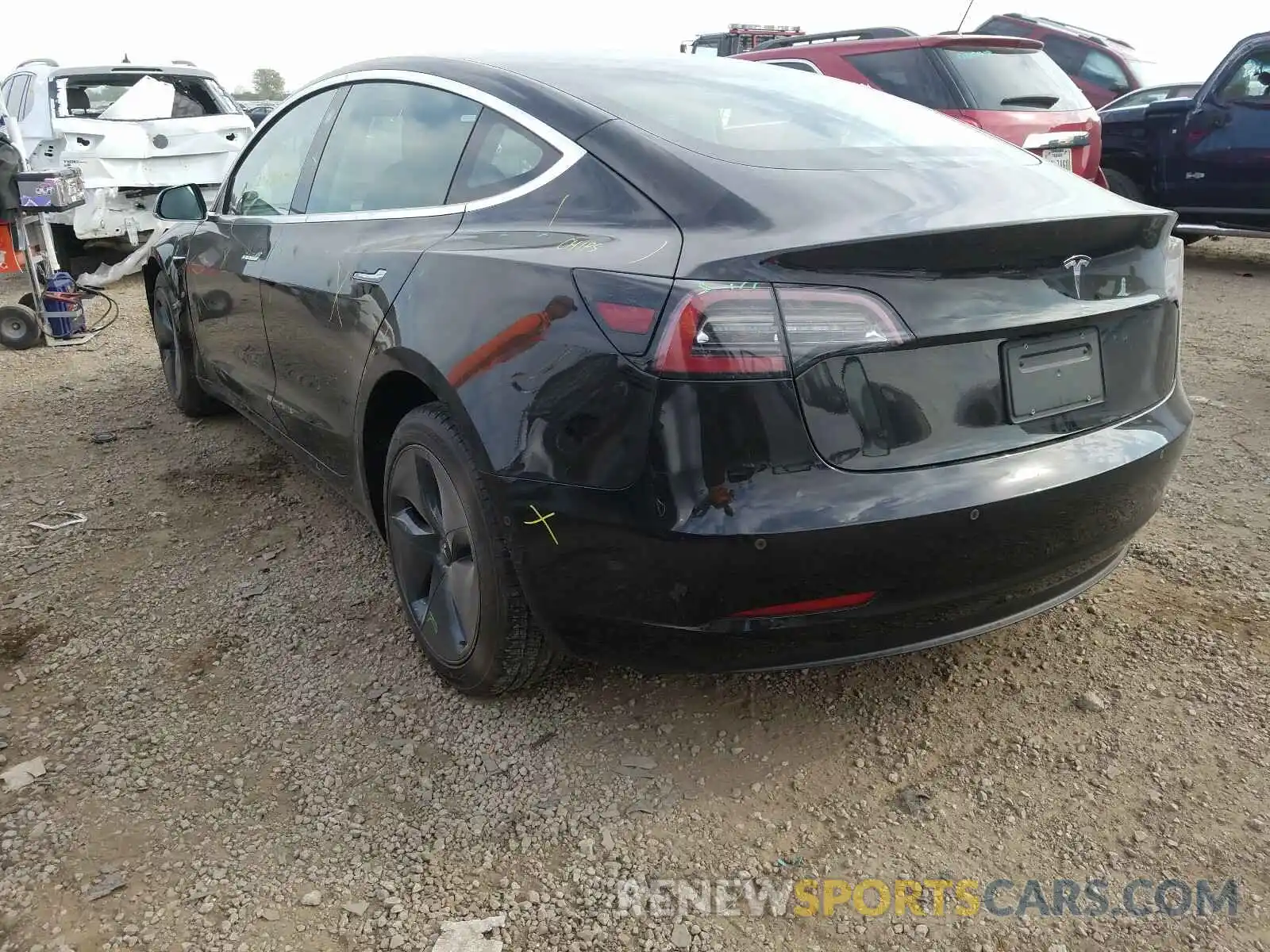 3 Photograph of a damaged car 5YJ3E1EA2LF792177 TESLA MODEL 3 2020