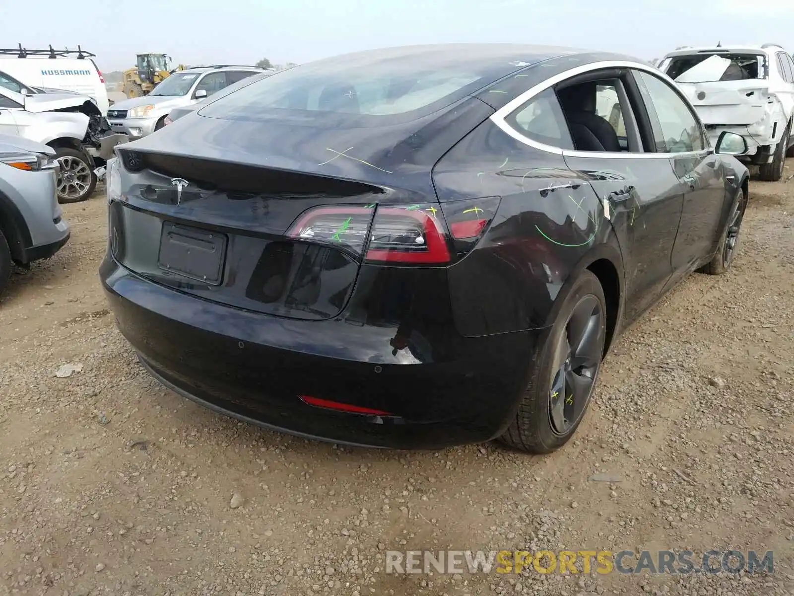 4 Photograph of a damaged car 5YJ3E1EA2LF792177 TESLA MODEL 3 2020