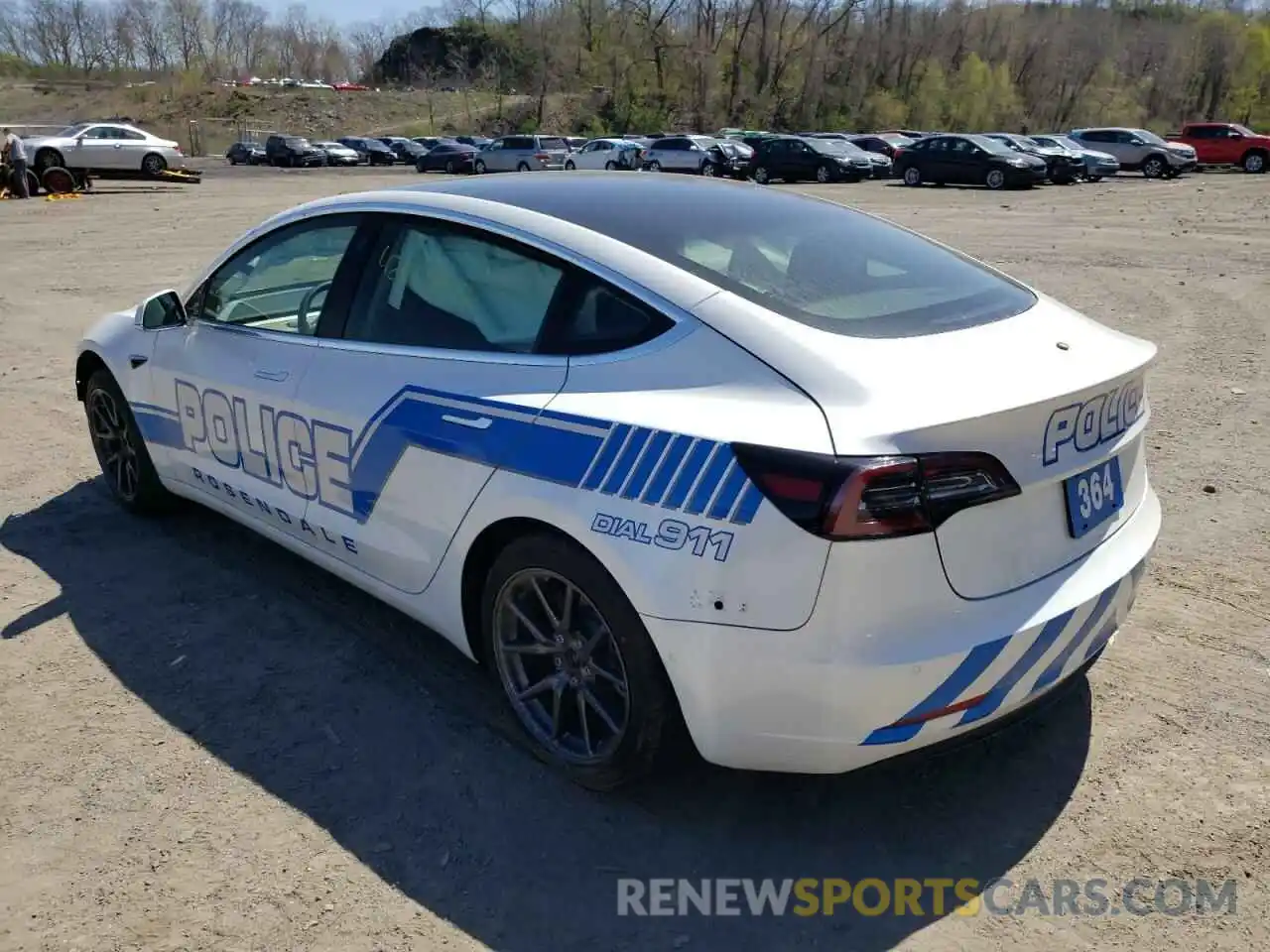 3 Photograph of a damaged car 5YJ3E1EA2LF792793 TESLA MODEL 3 2020