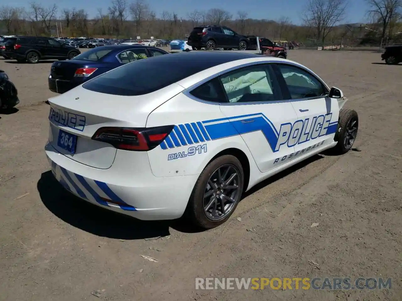 4 Photograph of a damaged car 5YJ3E1EA2LF792793 TESLA MODEL 3 2020