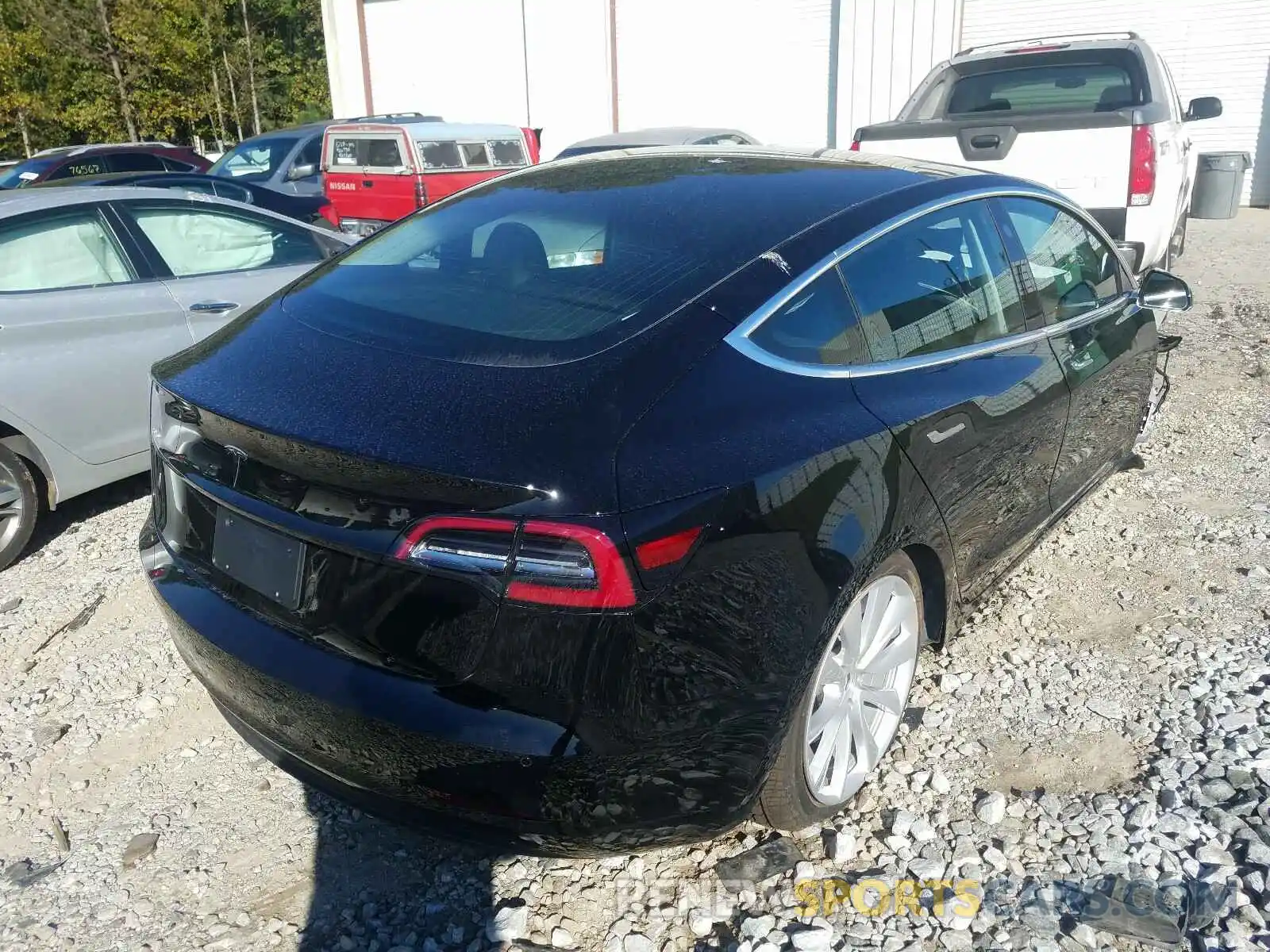 4 Photograph of a damaged car 5YJ3E1EA2LF792910 TESLA MODEL 3 2020