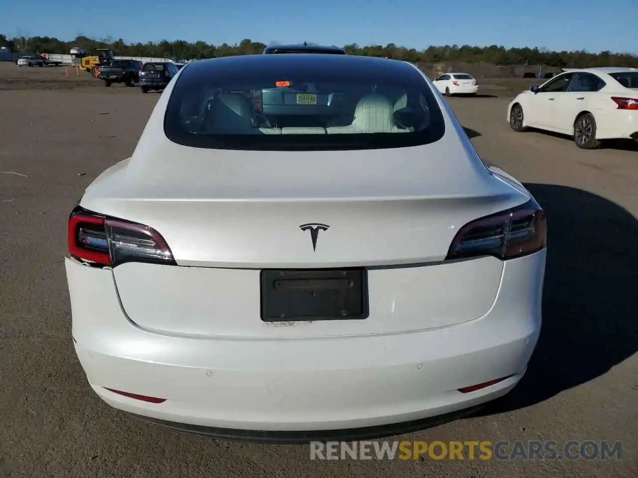 6 Photograph of a damaged car 5YJ3E1EA2LF793314 TESLA MODEL 3 2020