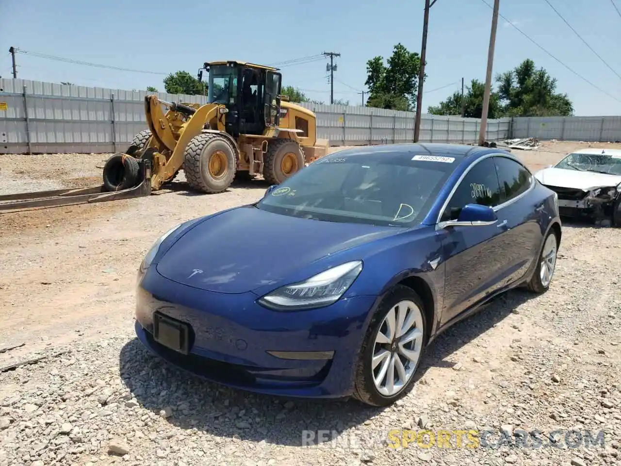 2 Фотография поврежденного автомобиля 5YJ3E1EA2LF802335 TESLA MODEL 3 2020