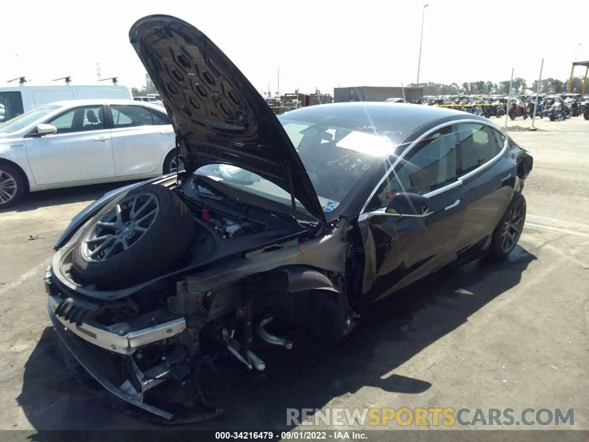 6 Photograph of a damaged car 5YJ3E1EA2LF803310 TESLA MODEL 3 2020