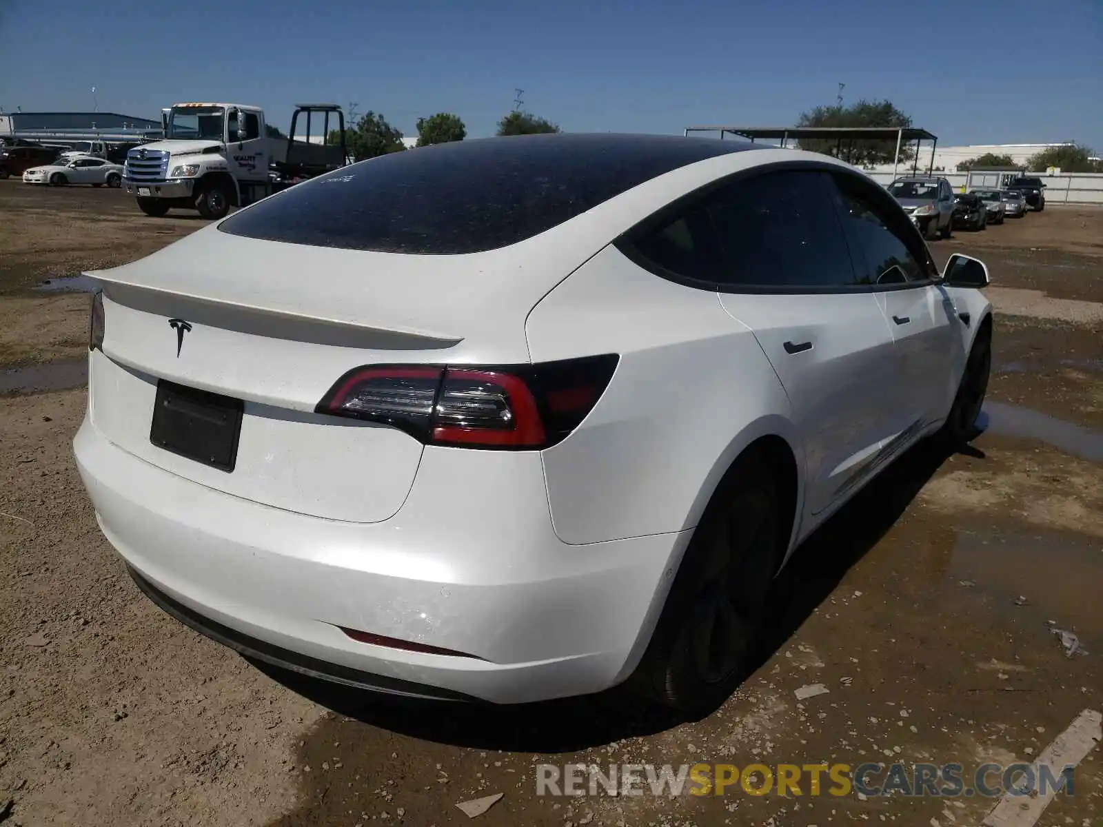 4 Photograph of a damaged car 5YJ3E1EA2LF805123 TESLA MODEL 3 2020