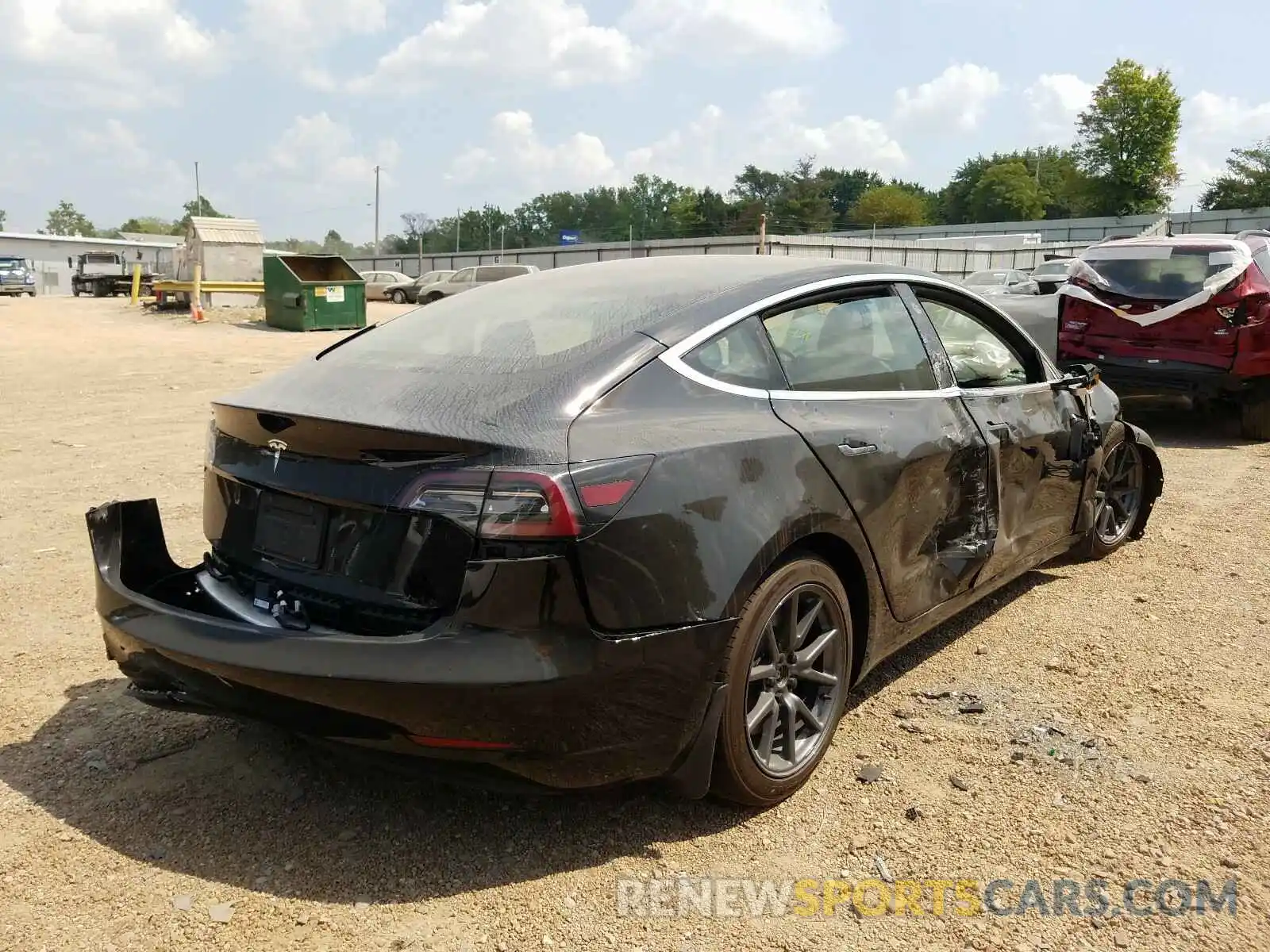 4 Photograph of a damaged car 5YJ3E1EA3LF427555 TESLA MODEL 3 2020