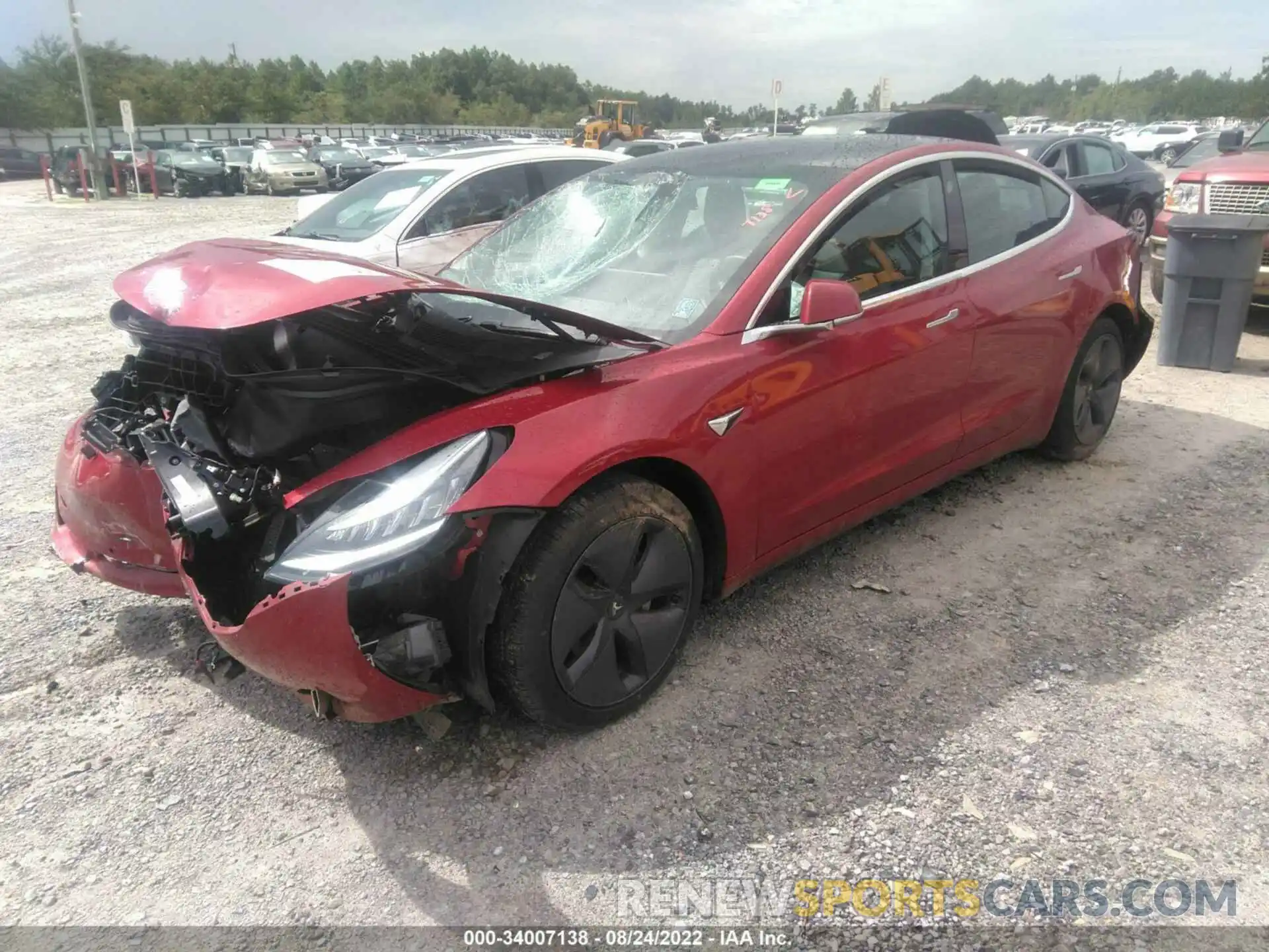 2 Фотография поврежденного автомобиля 5YJ3E1EA3LF495175 TESLA MODEL 3 2020