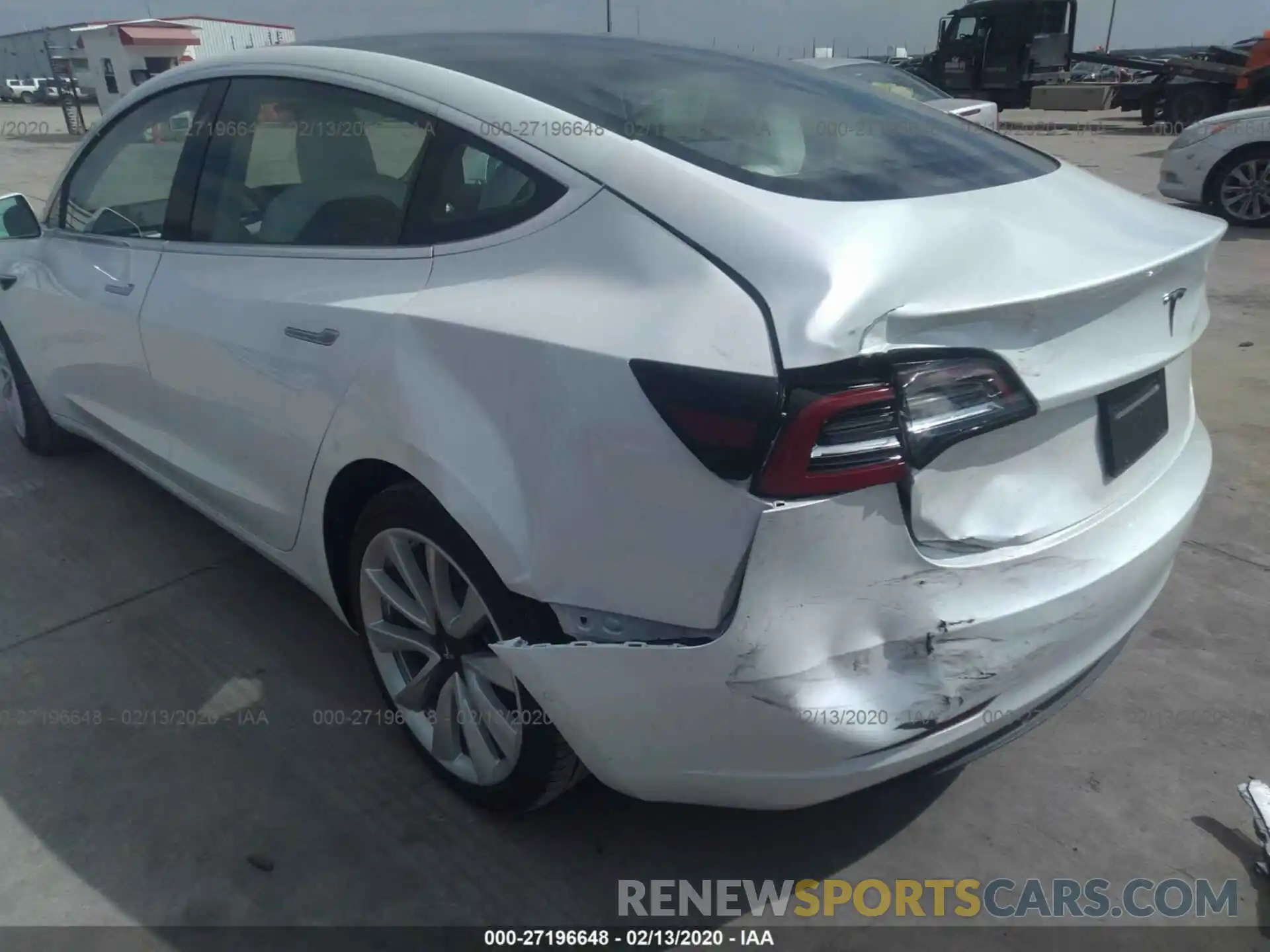 6 Photograph of a damaged car 5YJ3E1EA3LF509902 TESLA MODEL 3 2020